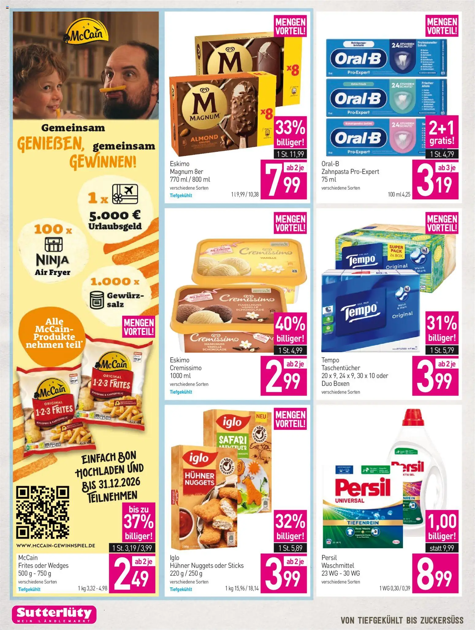 Sutterlüty Flugblatt gültig ab 03.09.2026 | Seite: 14 | Produkte: Salz, Vanille, Box, Schokolade