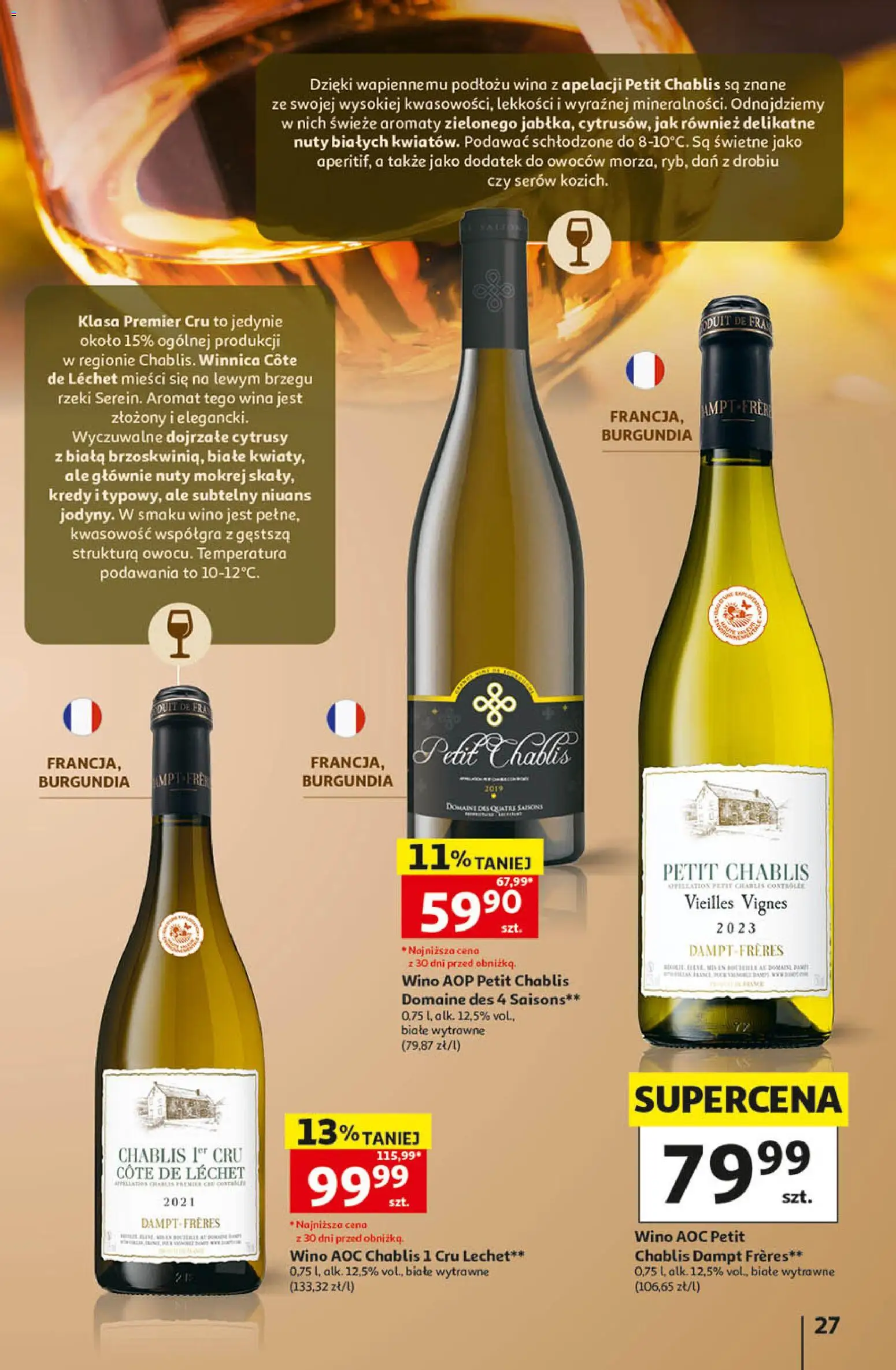 Auchan gazetka - Katalog Wino od 05.10.2026 | Strona: 27 | Produkty: Cytrusy, Wino
