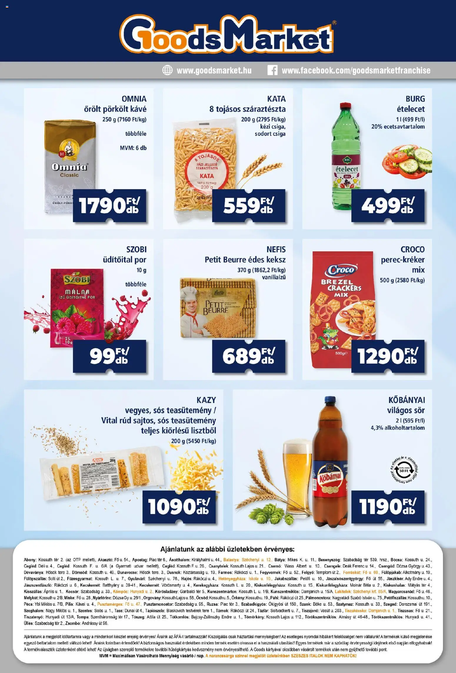 Goods Market akciós ujság - amely érvényes a következő dátumtól: 2026.08.06. | Oldal: 4