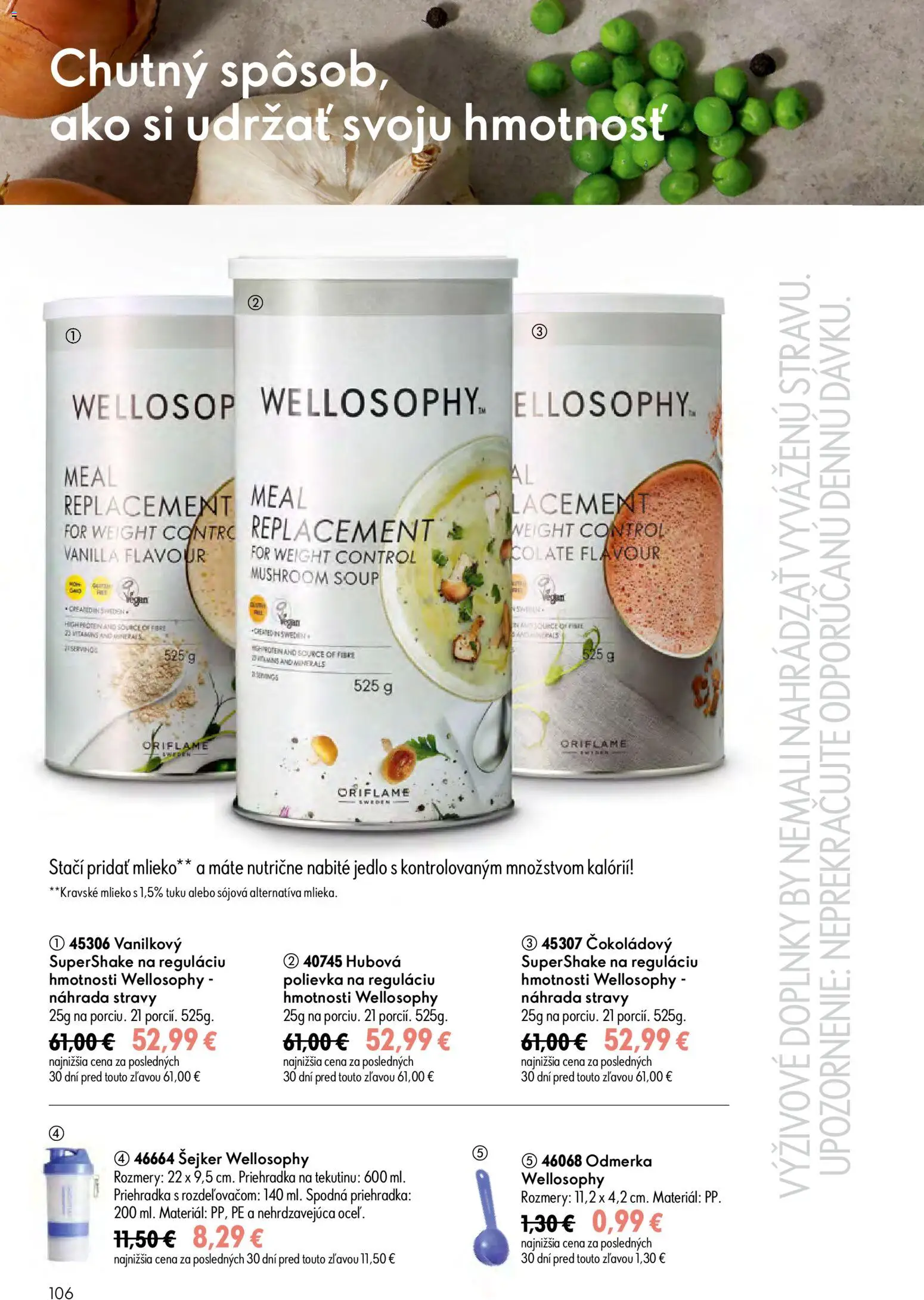 Nové Oriflame akcie – leták je platný od 29.07.2026 | Strana: 106 | Produkty: Mlieko