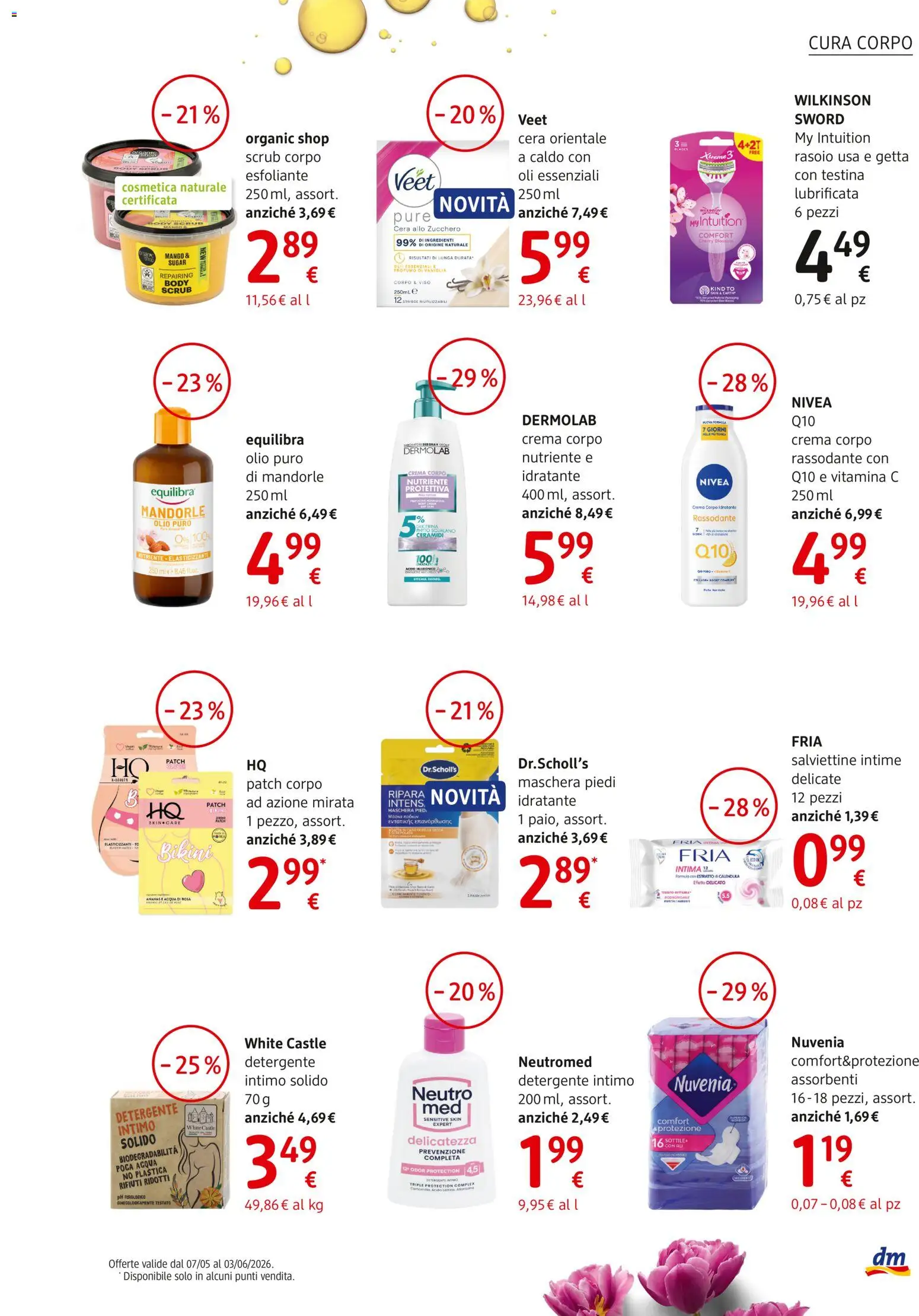 Volantino dm drogerie markt del 07.05.2026 | Pagina: 5 | Prodotti: Crema, Maschera, Rasoio, Zucchero