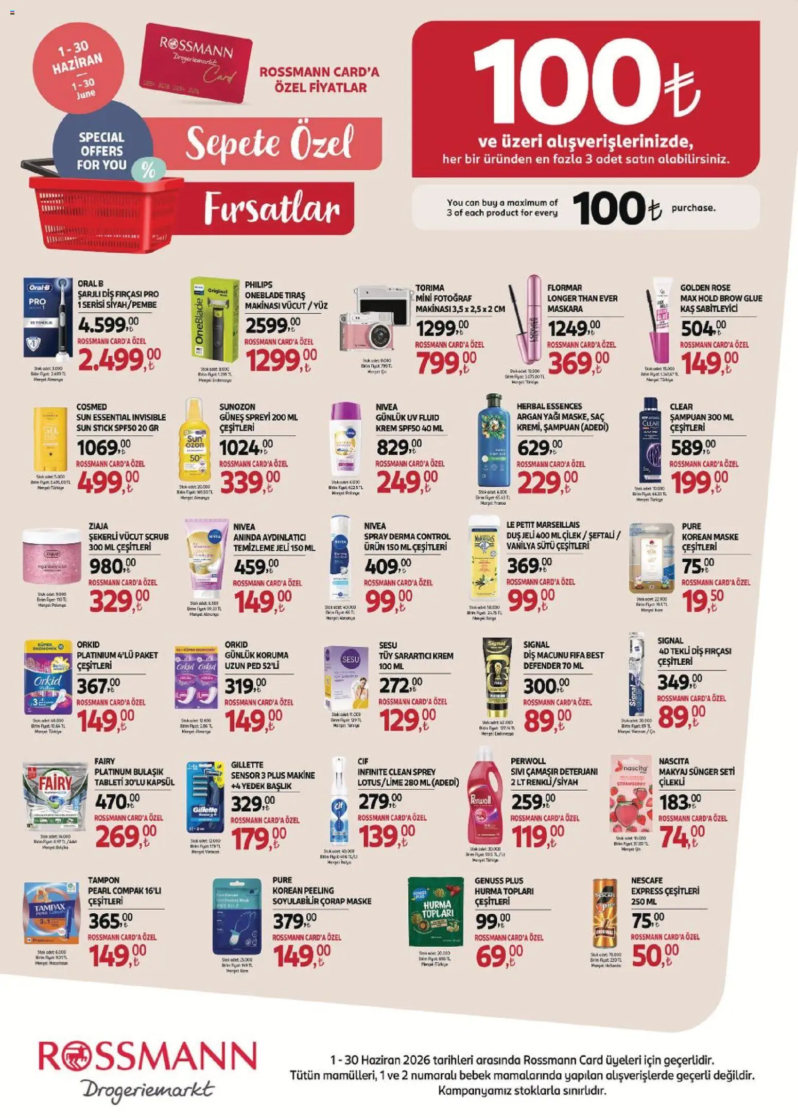 Rossmann Haziran Kişisel Bakım Kataloğu - 01.06.2026 tarihinden itibaren geçerlidir | Sayfa: 6