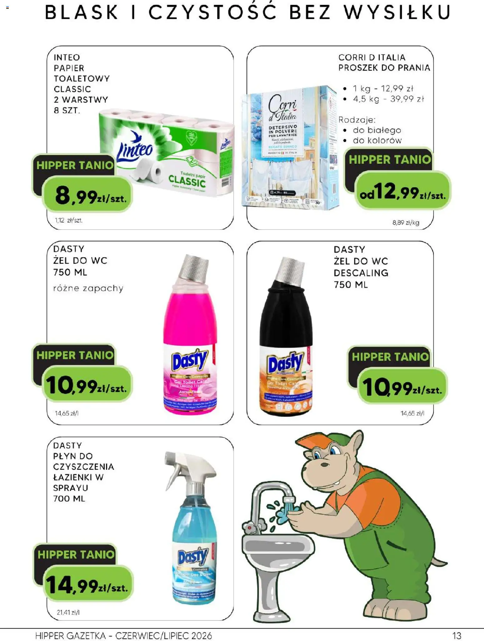 Hipper gazetka od 26.06.2026 | Strona: 13 | Produkty: Proszek do prania