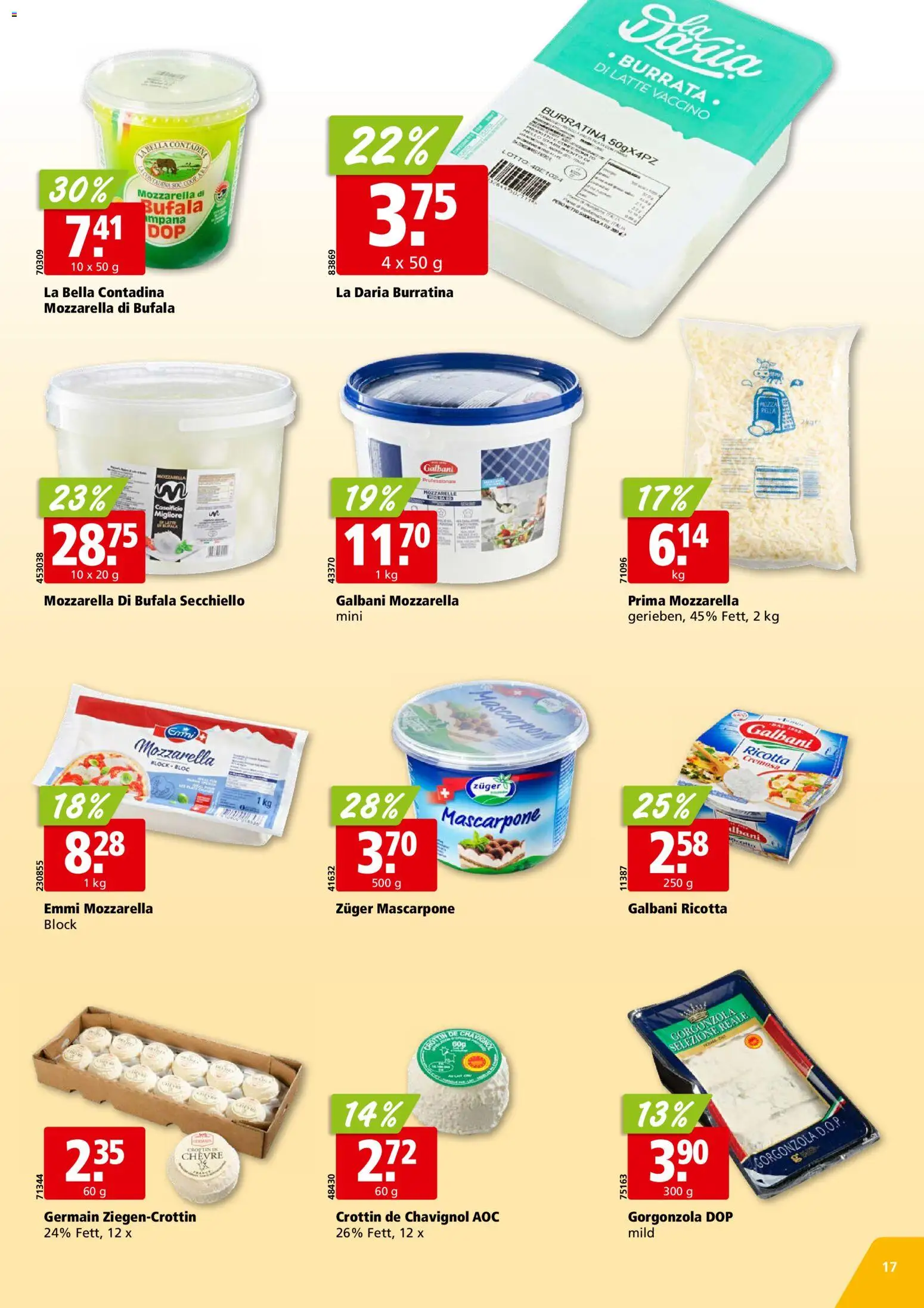 Aligro aktionen Chavannes, Matran, Genf, Sitten – gültig ab 06.07.2026 | Seite: 17 | Produkte: Mascarpone, Fennikel