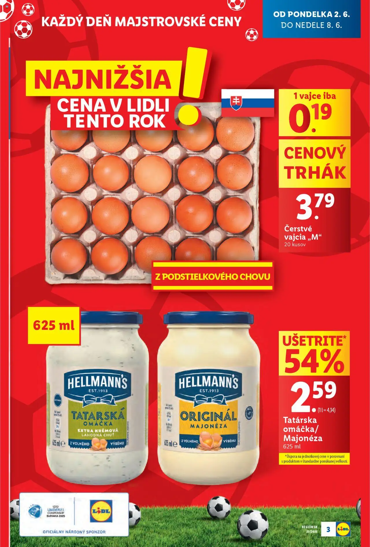 Nové Lidl akcie – leták je platný od 02.06.2025 | Strana: 5 | Produkty: Vajcia, Omáčka