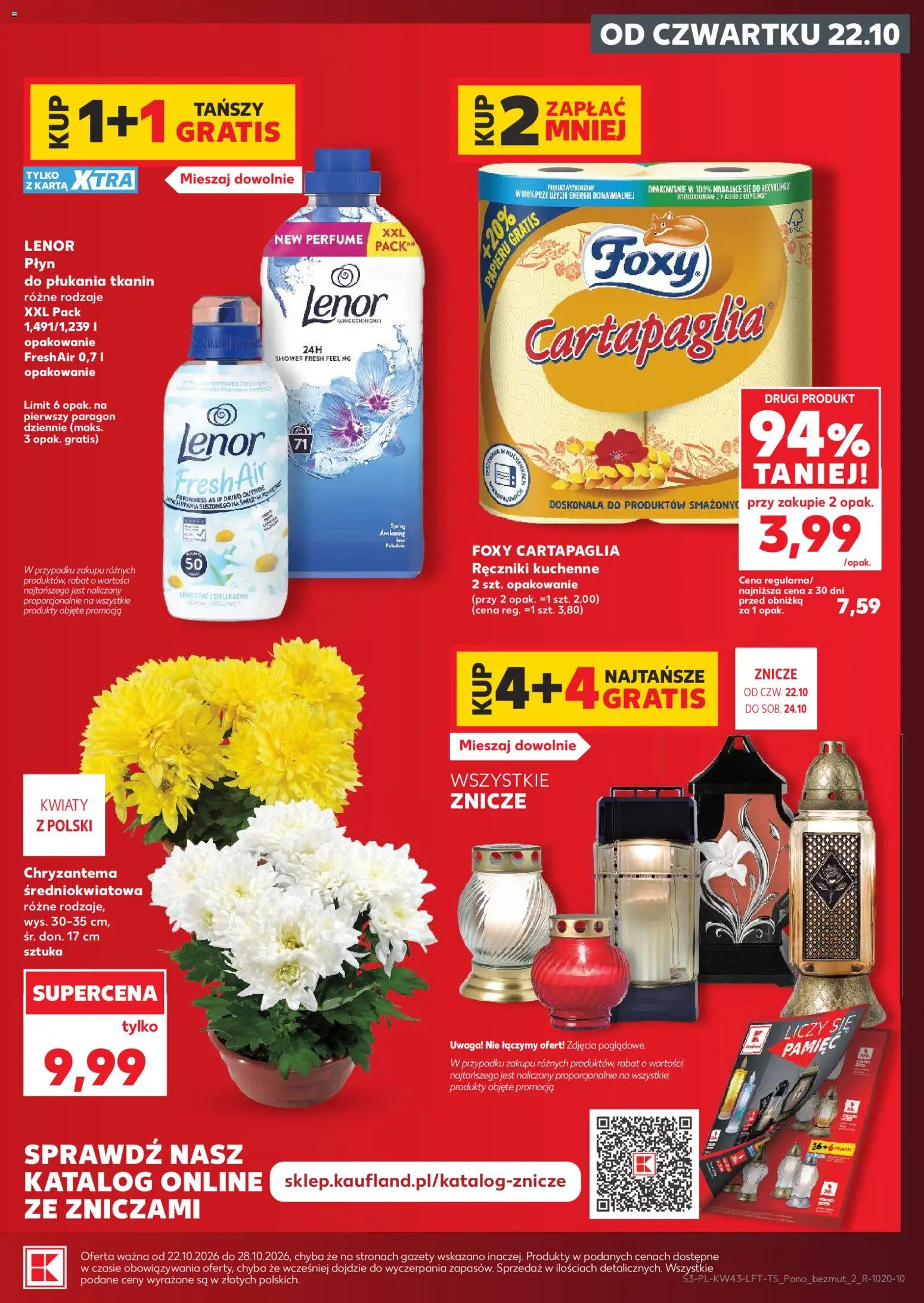 Kaufland Polsko leták od 22.10.2026 | Strana: 3 | Produkty: Lenor