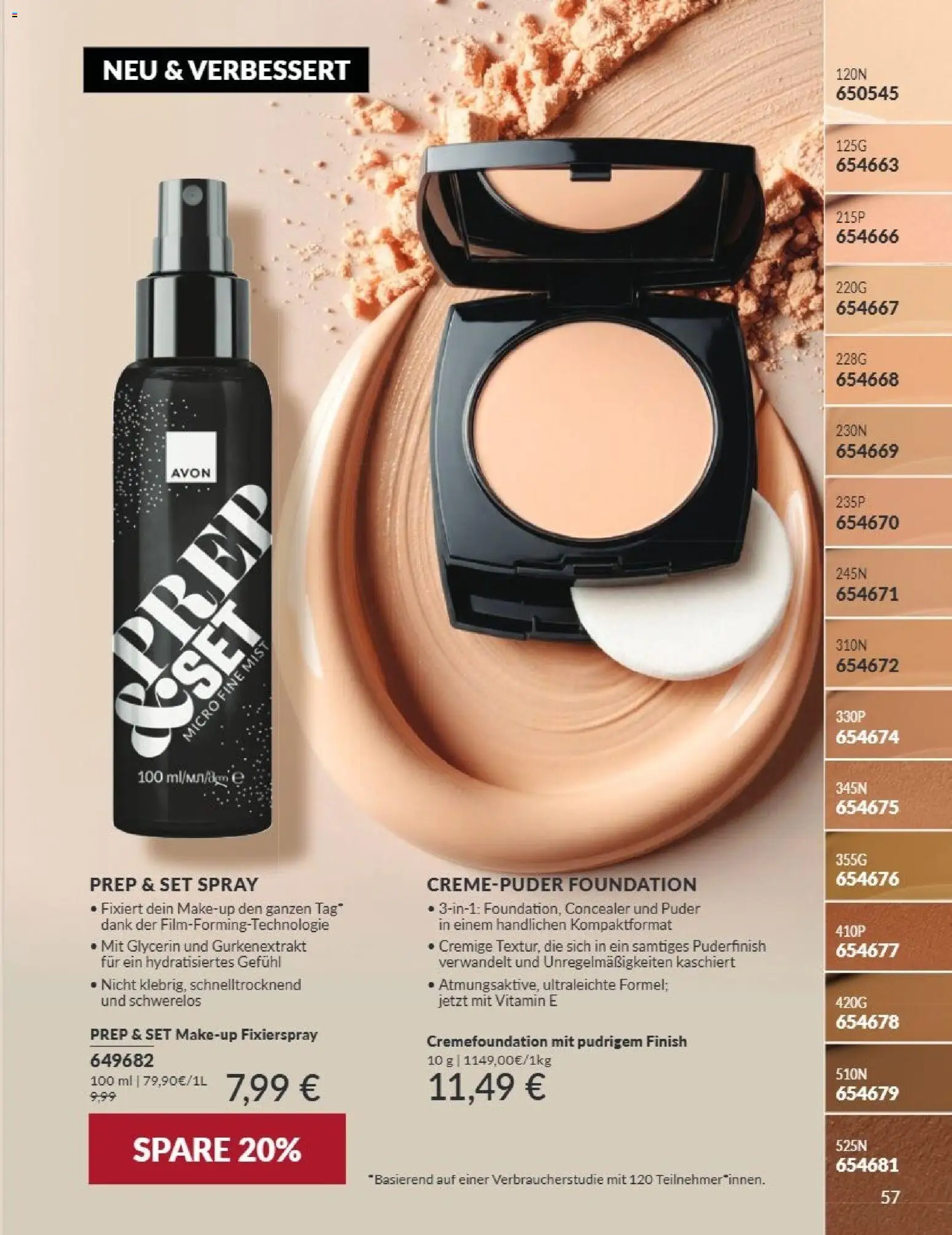 AVON Katalog September 2026 – gültig ab 01.09.2026 | Seite: 53 | Produkte: Concealer, Puder, Finish, Foundation