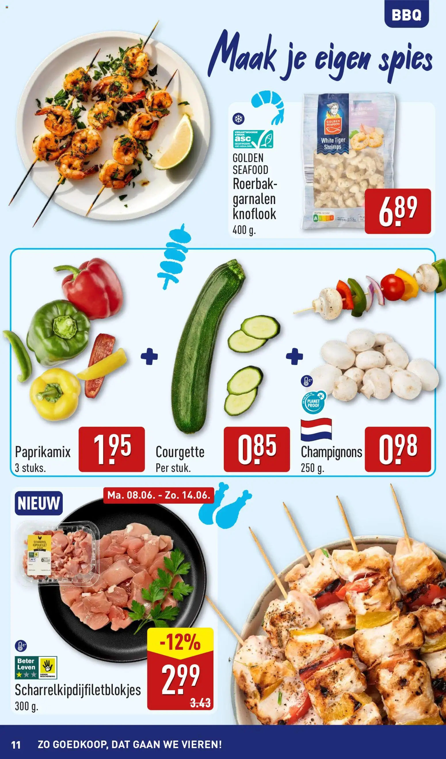 {H1} | Pagina: 11 | Producten: Courgette, Knoflook