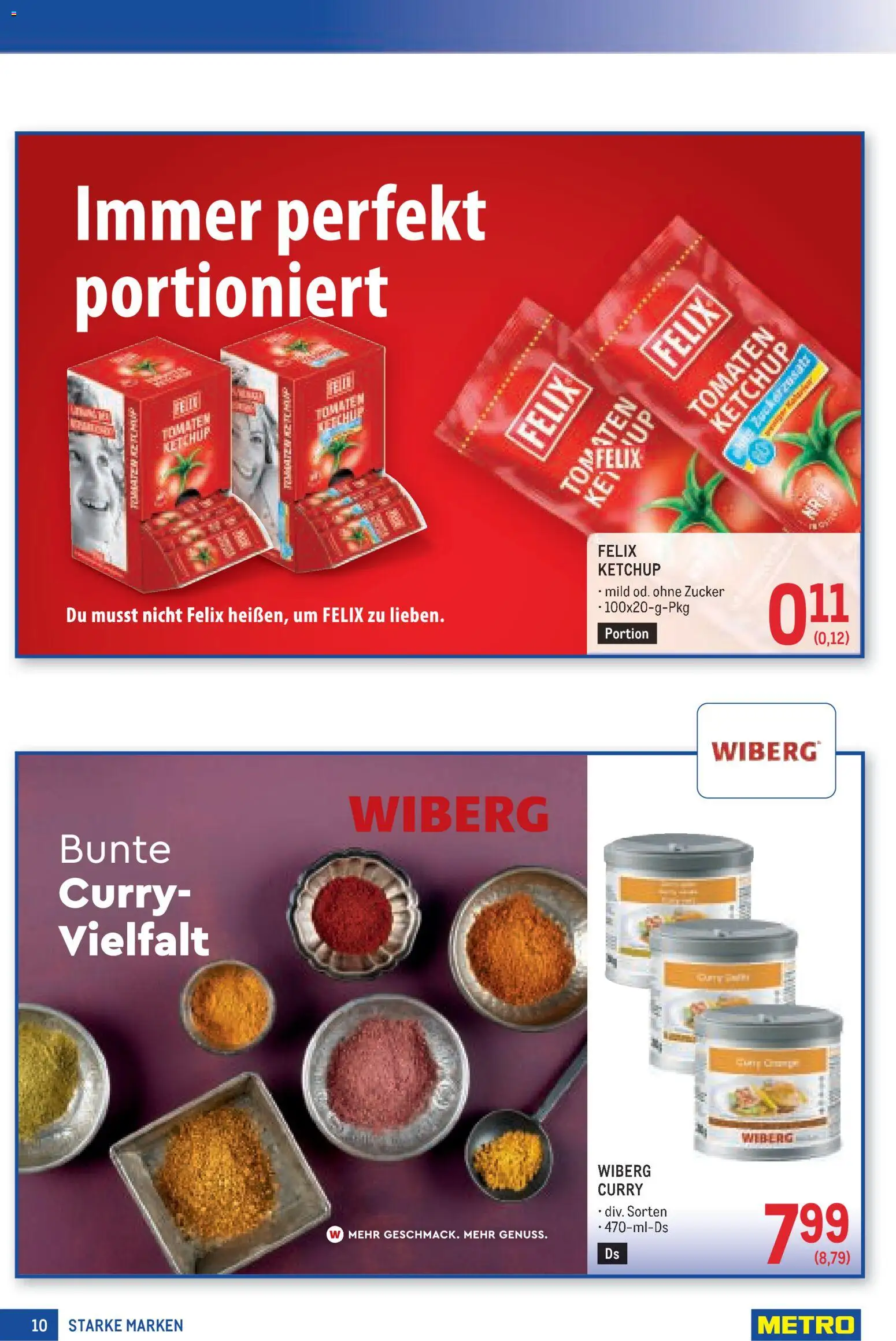 Metro angebote Starke Marken gültig ab 25.06.2026 | Seite: 10 | Produkte: Ketchup, Zucker, Tomaten