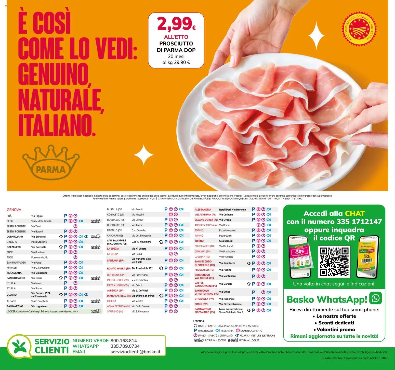 Volantino Basko del 18/08/2026 | Pagina: 4 | Prodotti: Prosciutto, Piscina, Smartphone, PC