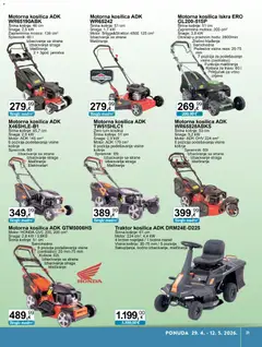 KTC Katalog tehnike i posuđa - Pregled kataloga iz trgovine KTC, vrijedi od 29.04.2026 | Stranica: 28 | Proizvodi: Kosilica, Košara, Traktor