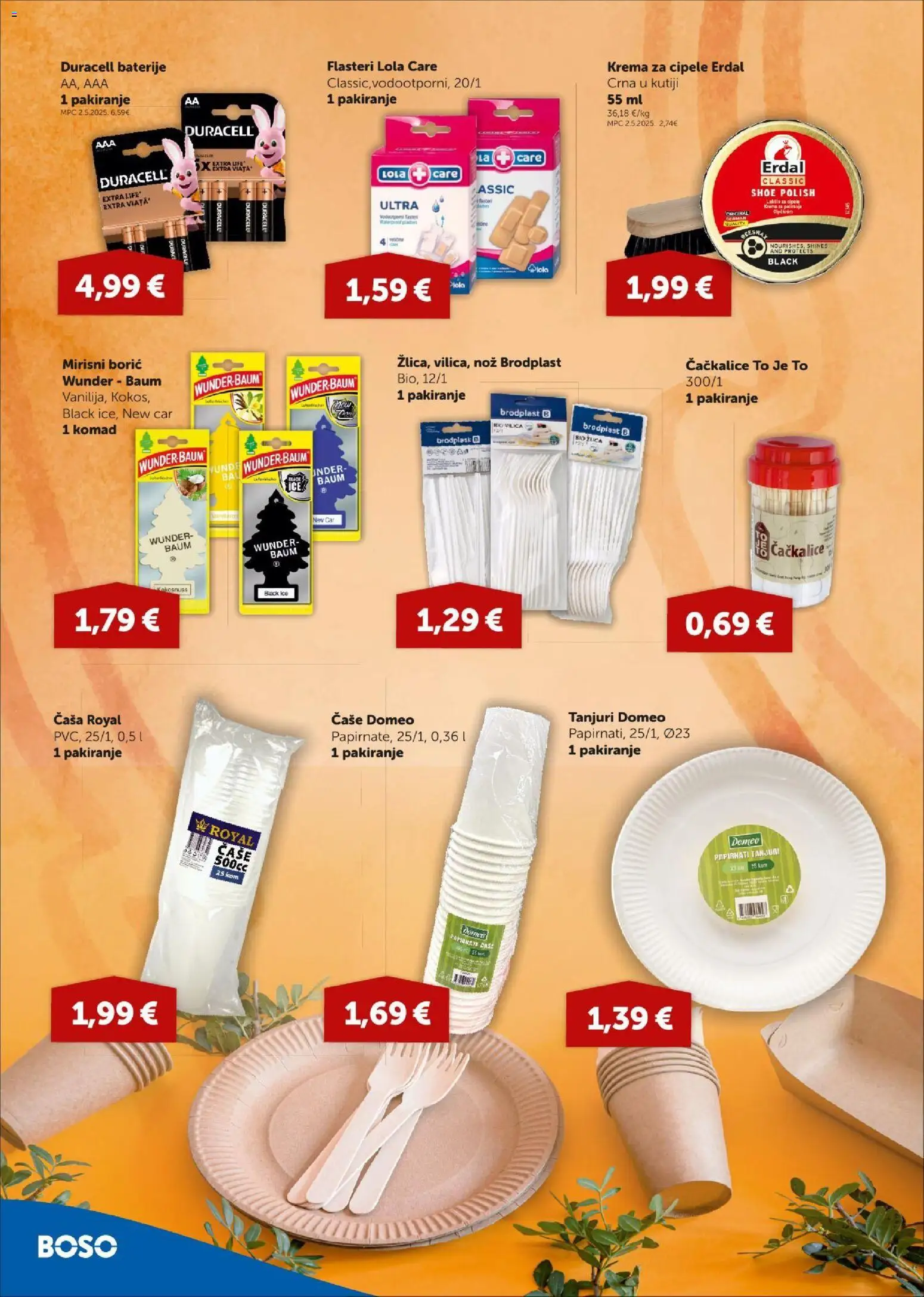 Boso katalog | vrijedi od 30.07.2026 | Stranica: 18 | Proizvodi: Flasteri, Čaše, Baterije, Tanjuri