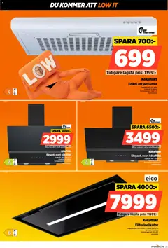 Power erbjudanden - Förhandsvisning av reklamblad från butik Power aktuell från 15.06.2026 | Sida: 49 | Produkter: Köksfläkt