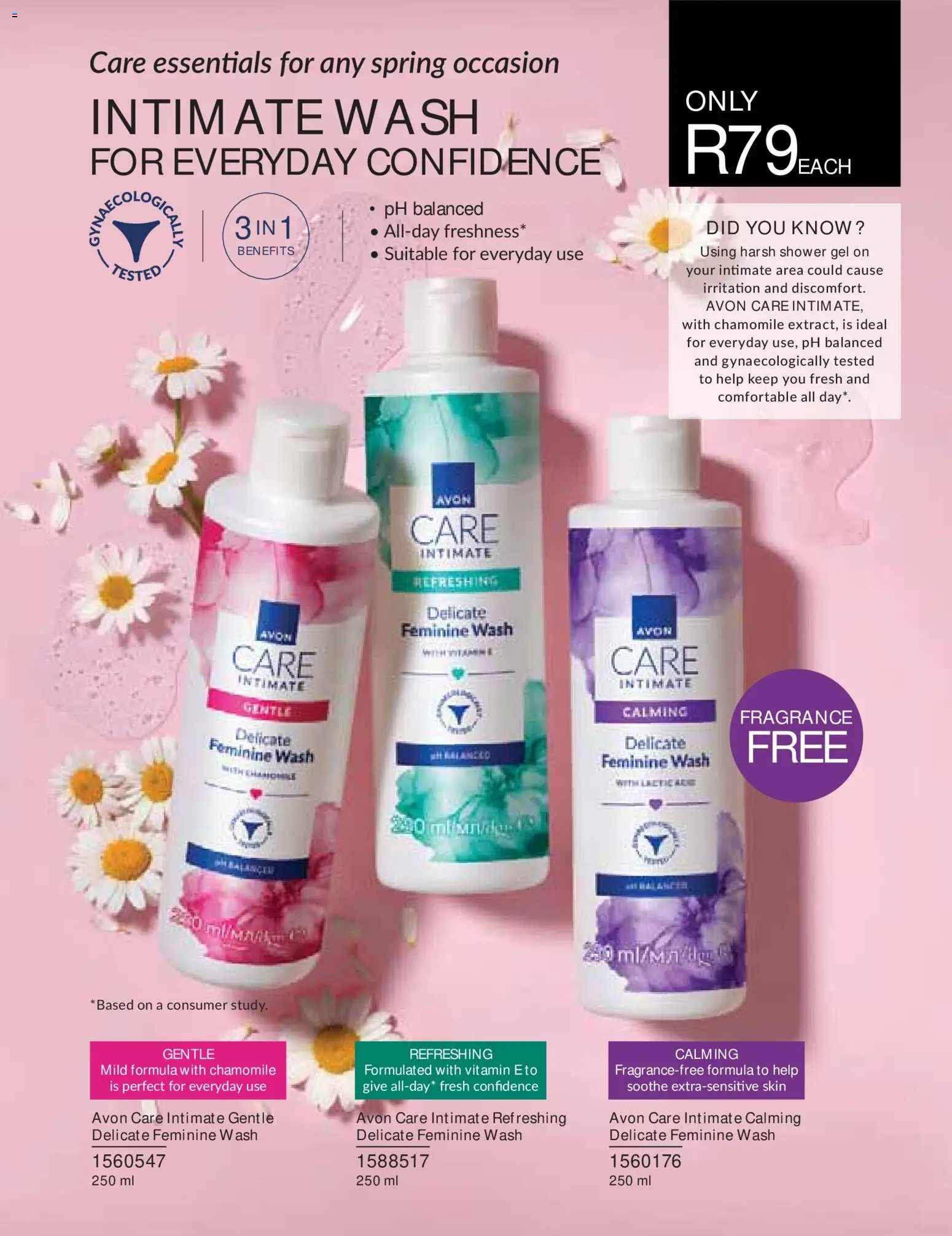 New Avon catalogue – valid from 01/10/2026 | Page: 141 | Products: Intimate wash, Shower, Fragrance, Shower gel