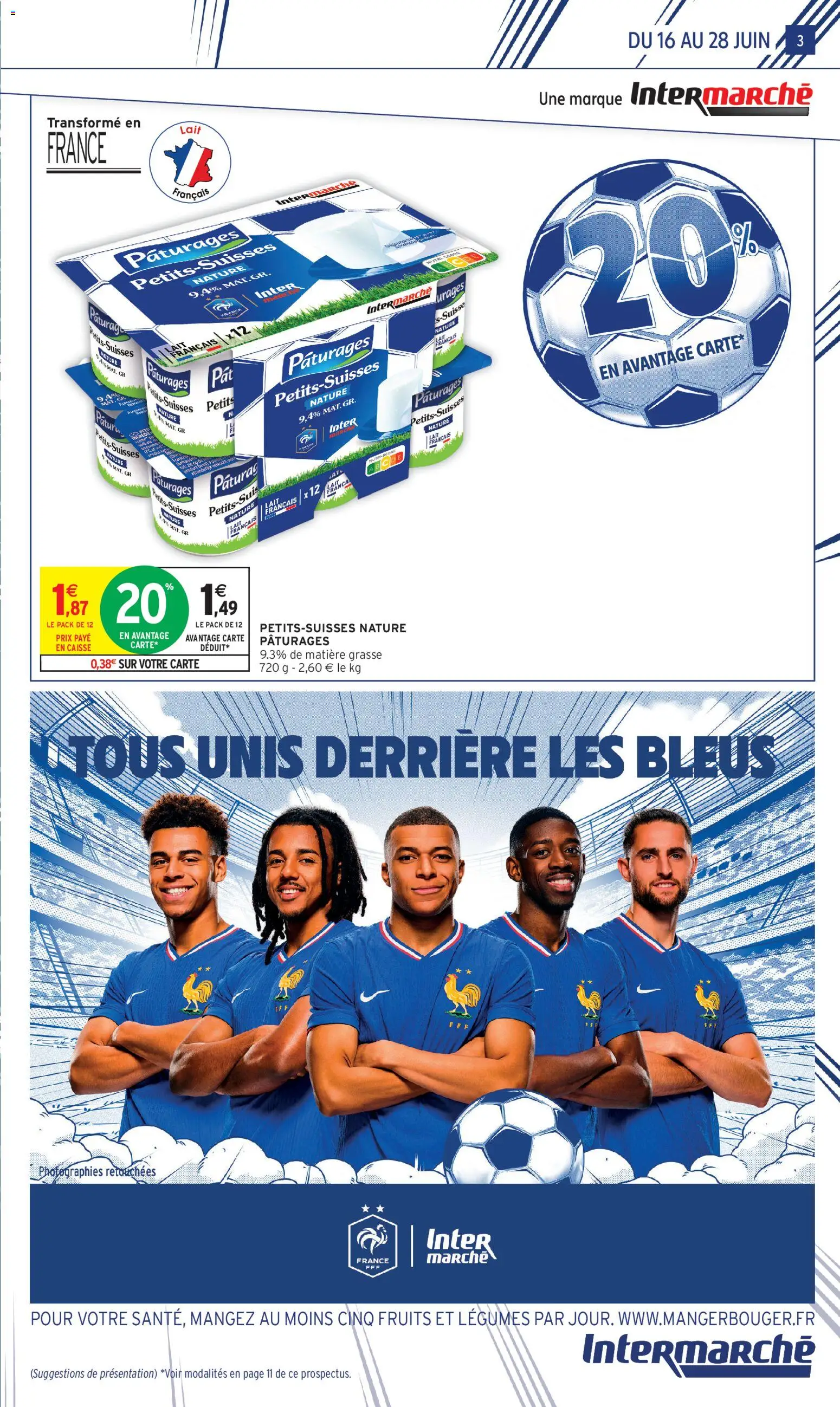 {H1} | Page: 3 | Produits: Lait