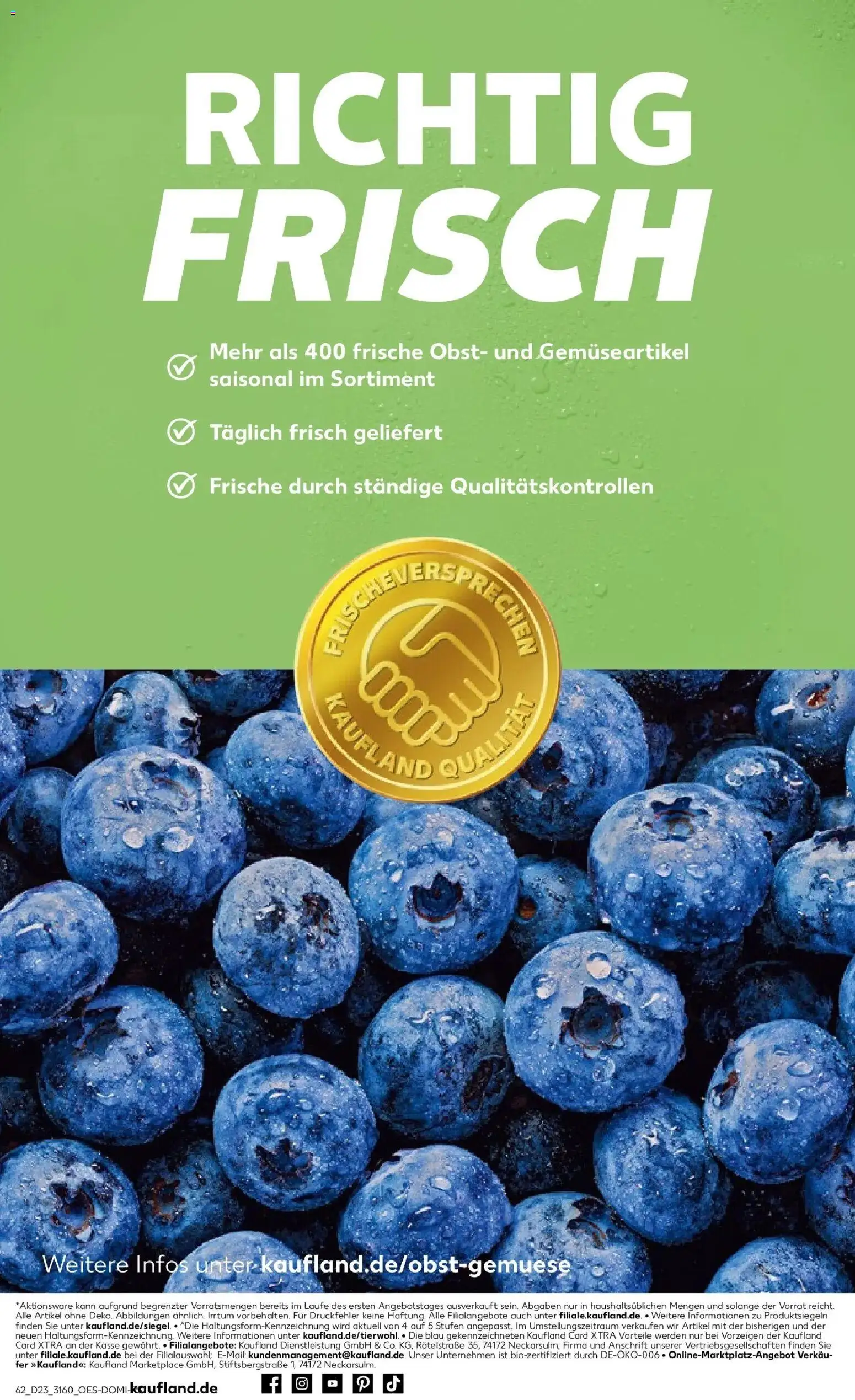 Kaufland Prospekt Eisenberg – gültig ab 04.06.2026 | Seite: 62 | Produkte: Obst