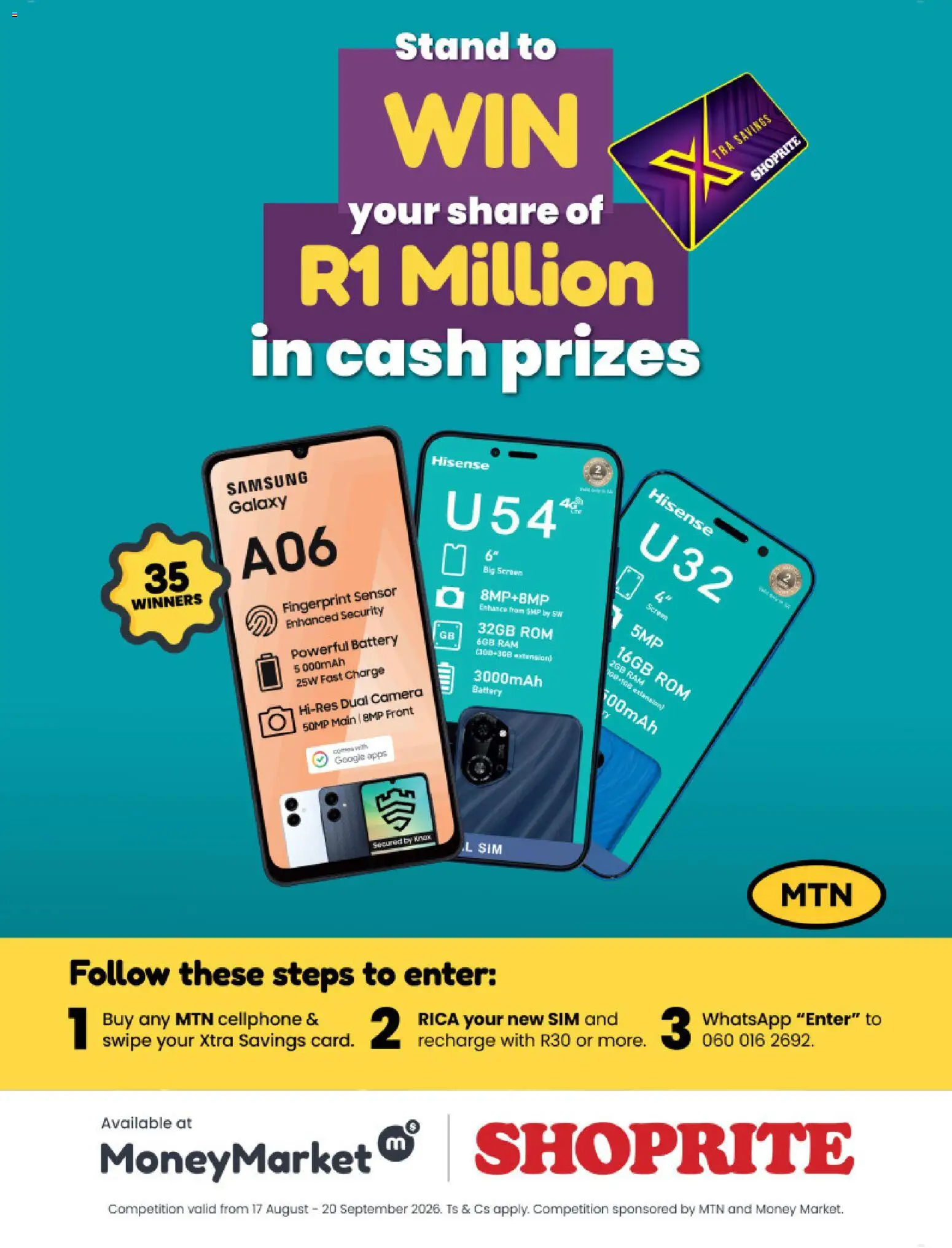 New Shoprite catalogue – valid from 17/08/2026 | Page: 3 | Products: Sim, Camera, Battery, Wax