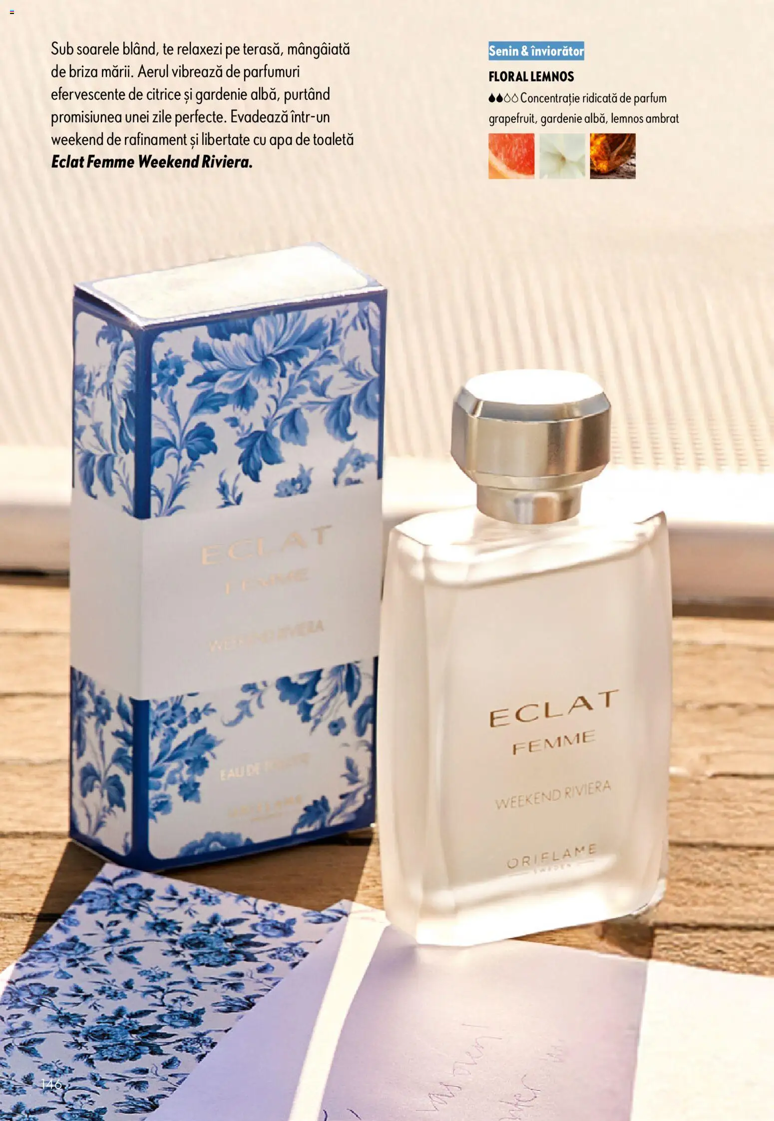 Noul catalog Oriflame – valabil de la 09.09.2026 | Pagină: 146 | Produse: Toaletă, Parfum, Apă de toaletă, Apă