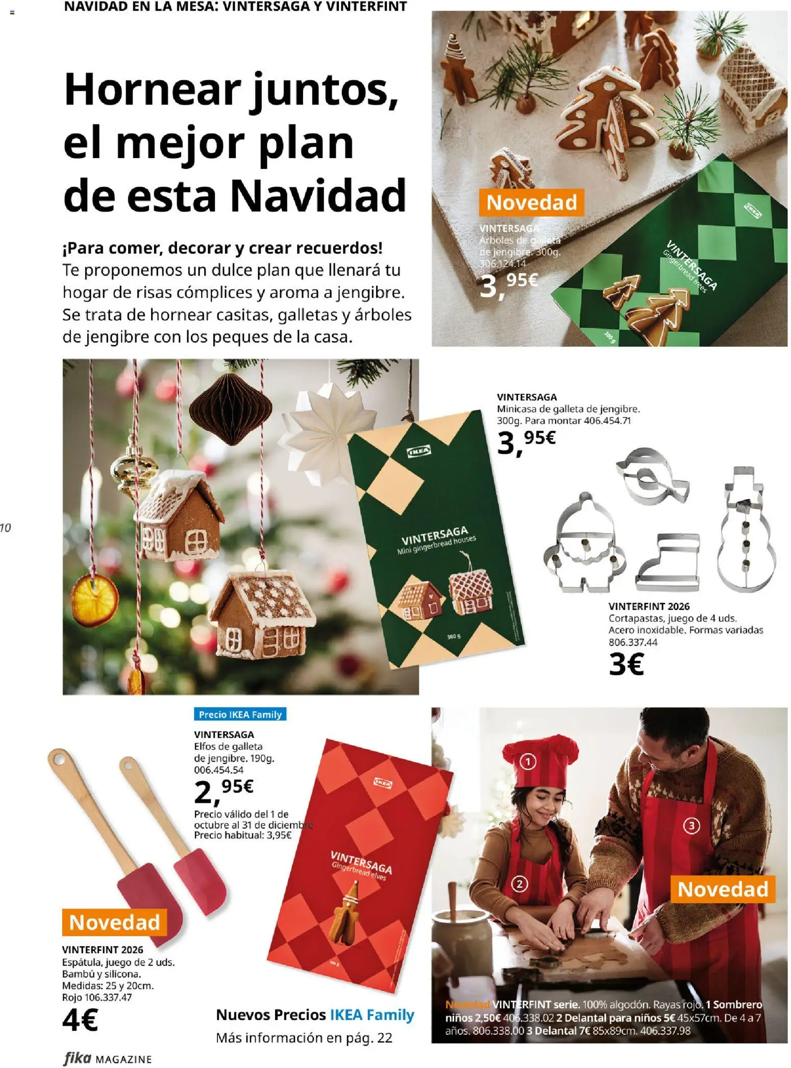 IKEA - Fika │ válido desde el 01/10/2026 | Página: 10 | Productos: Dulce, Jengibre, Galletas, Mesa