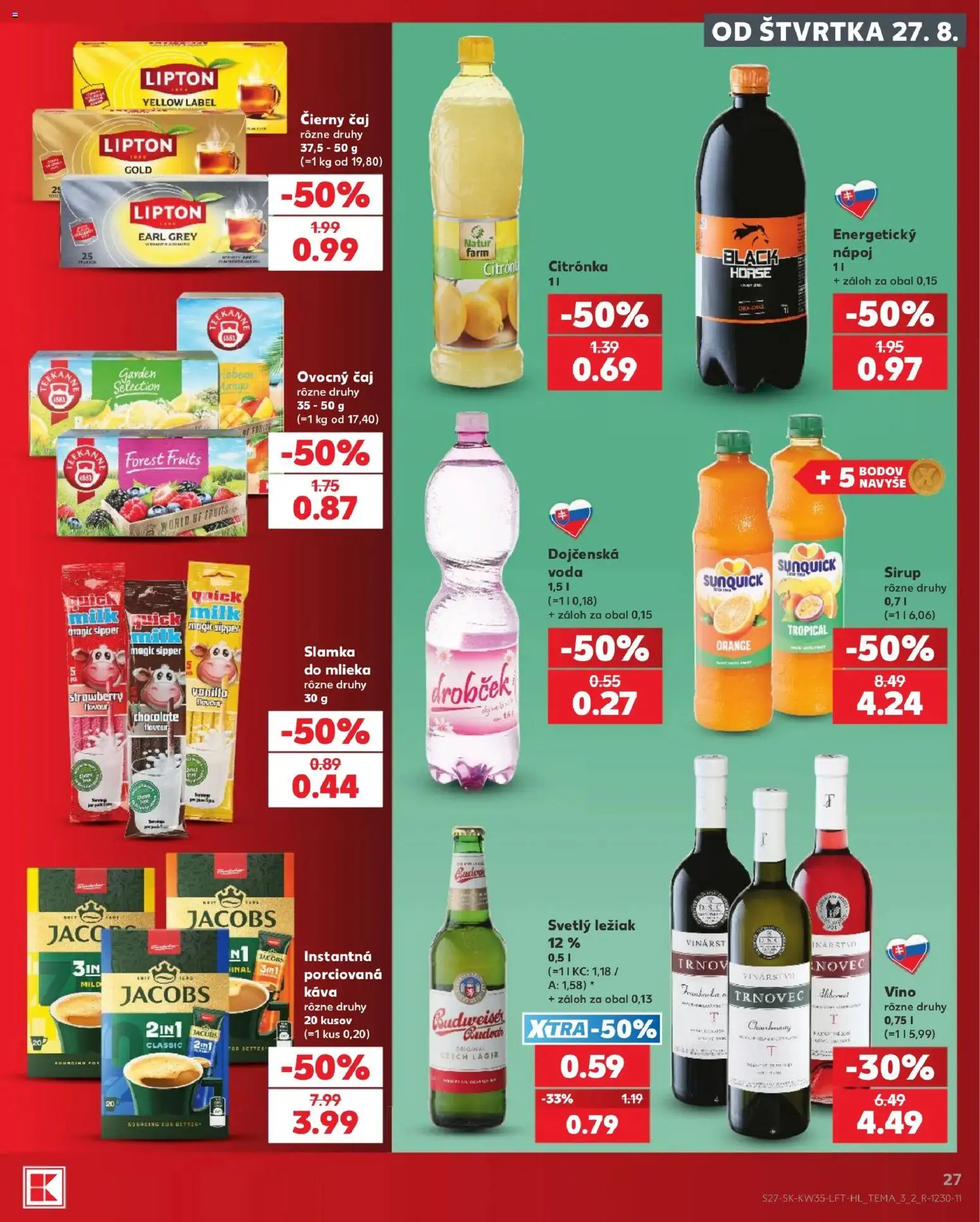 Nové Kaufland akcie – leták je platný od 27.08.2026 | Strana: 27