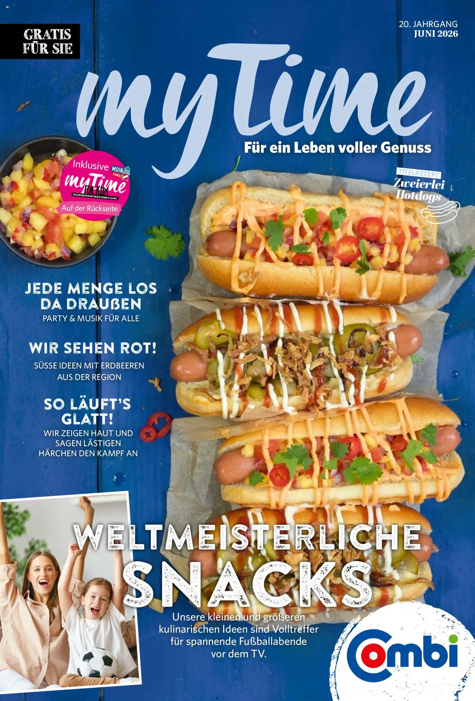 Combi myTime Juni 2026 – gültig ab 01.06.2026 | Seite: 1 | Produkte: Erdbeeren