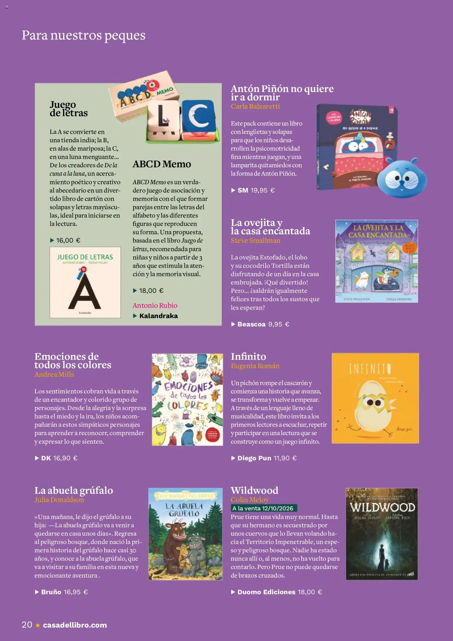 Casa del libro folleto │ válido desde el 16/10/2026 | Página: 20 | Productos: Cuna