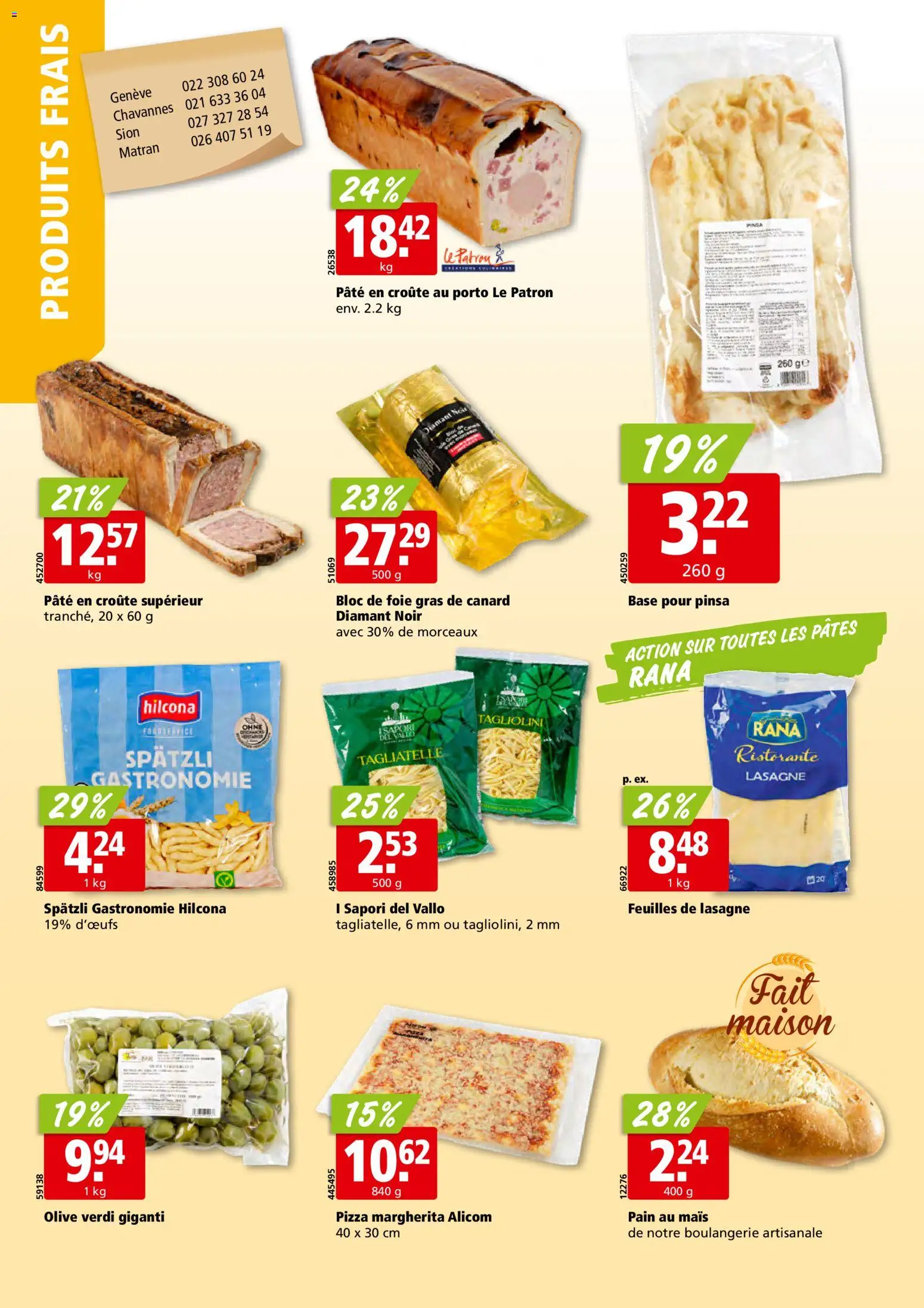 Aligro aktionen Chavannes, Matran, Genève, Sion – gültig ab 15.06.2026 | Seite: 12 | Produkte: Pizza