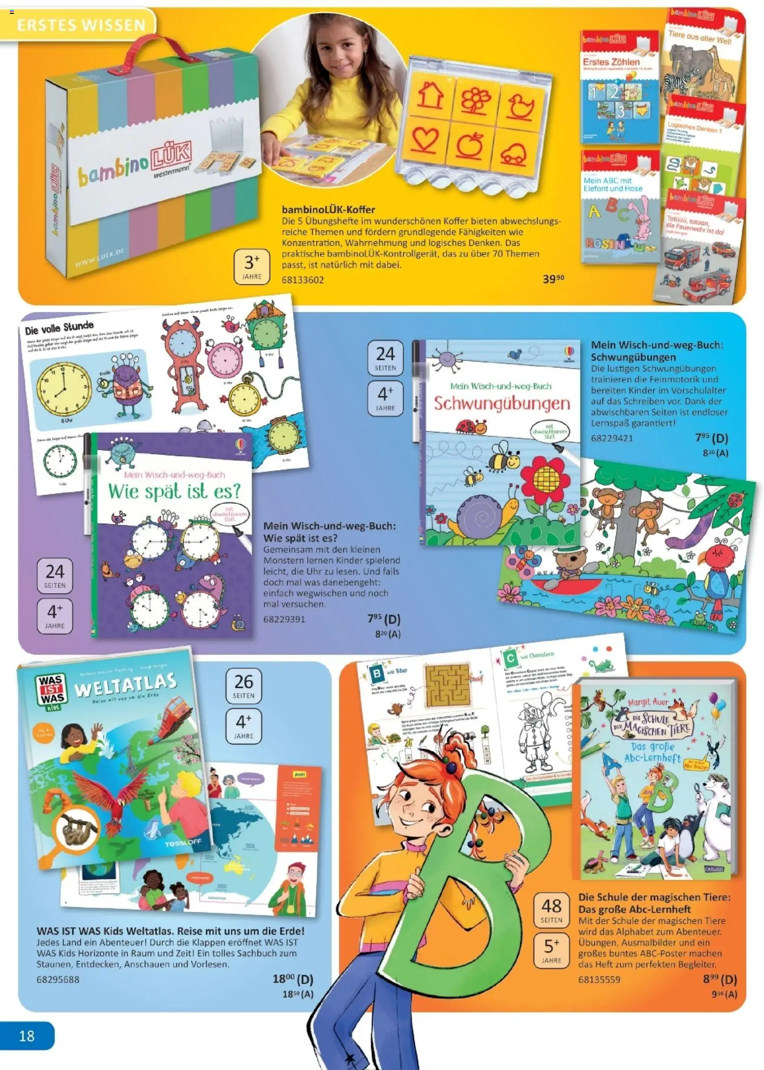 Vedes Spiele-, Buch- und Kreativprospekt – gültig ab 24.08.2026 | Seite: 18 | Produkte: Koffer, Uhr