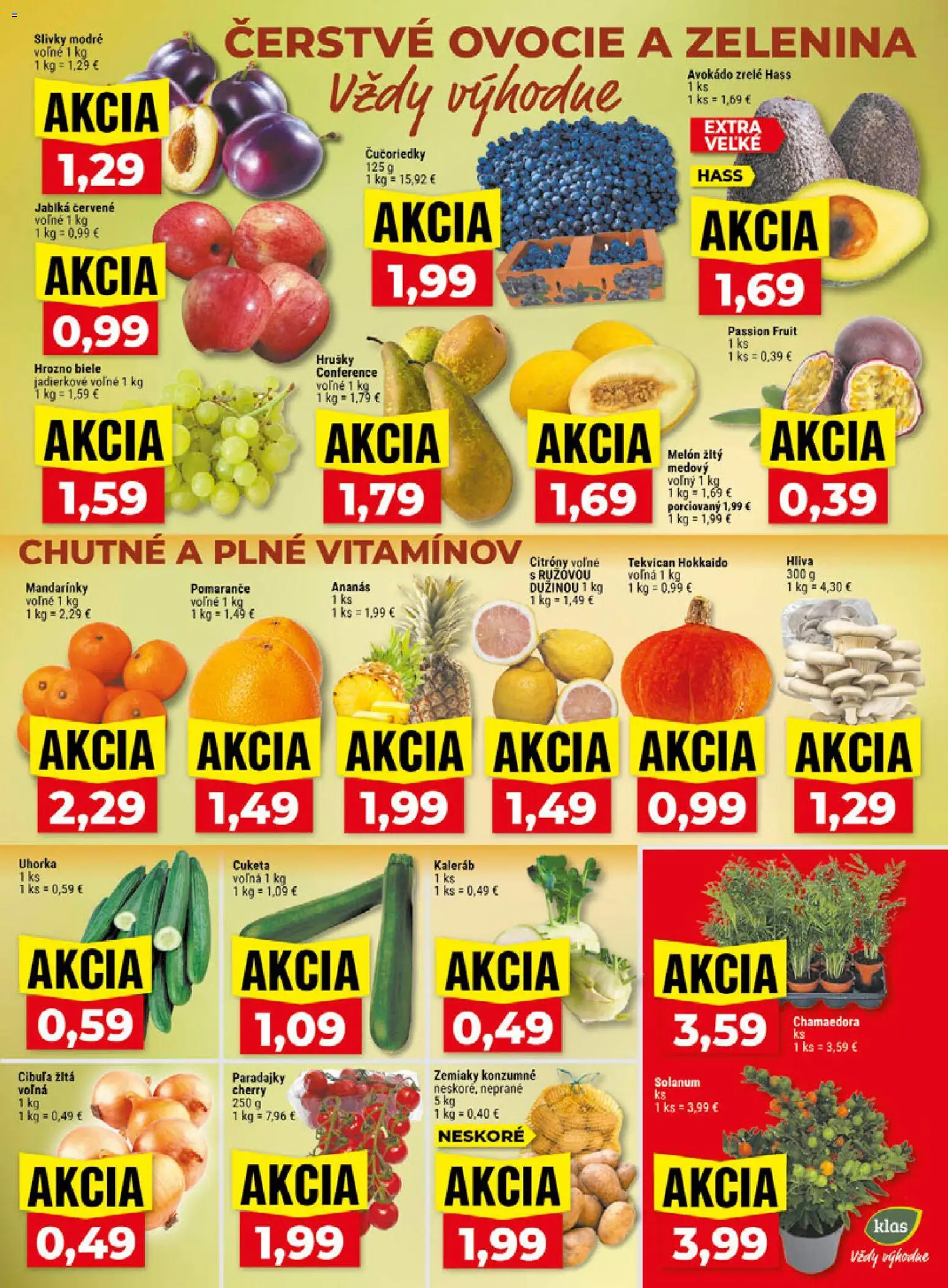 Nové Klas akcie – leták je platný od 28.09.2026 | Strana: 3