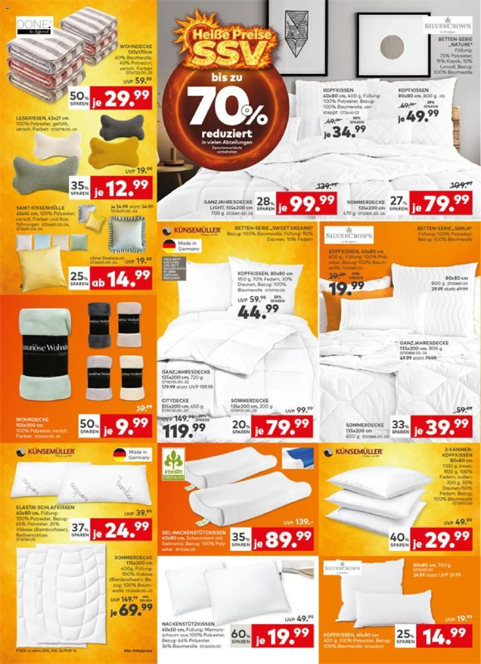 Porta! Prospekt – gültig ab 20.07.2026 | Seite: 4 | Produkte: Kissen, Kopfkissen