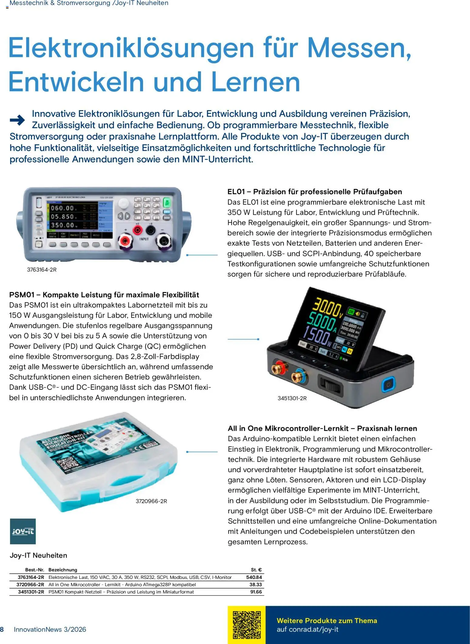Conrad Innovation News gültig ab 05.10.2026 | Seite: 8 | Produkte: USB
