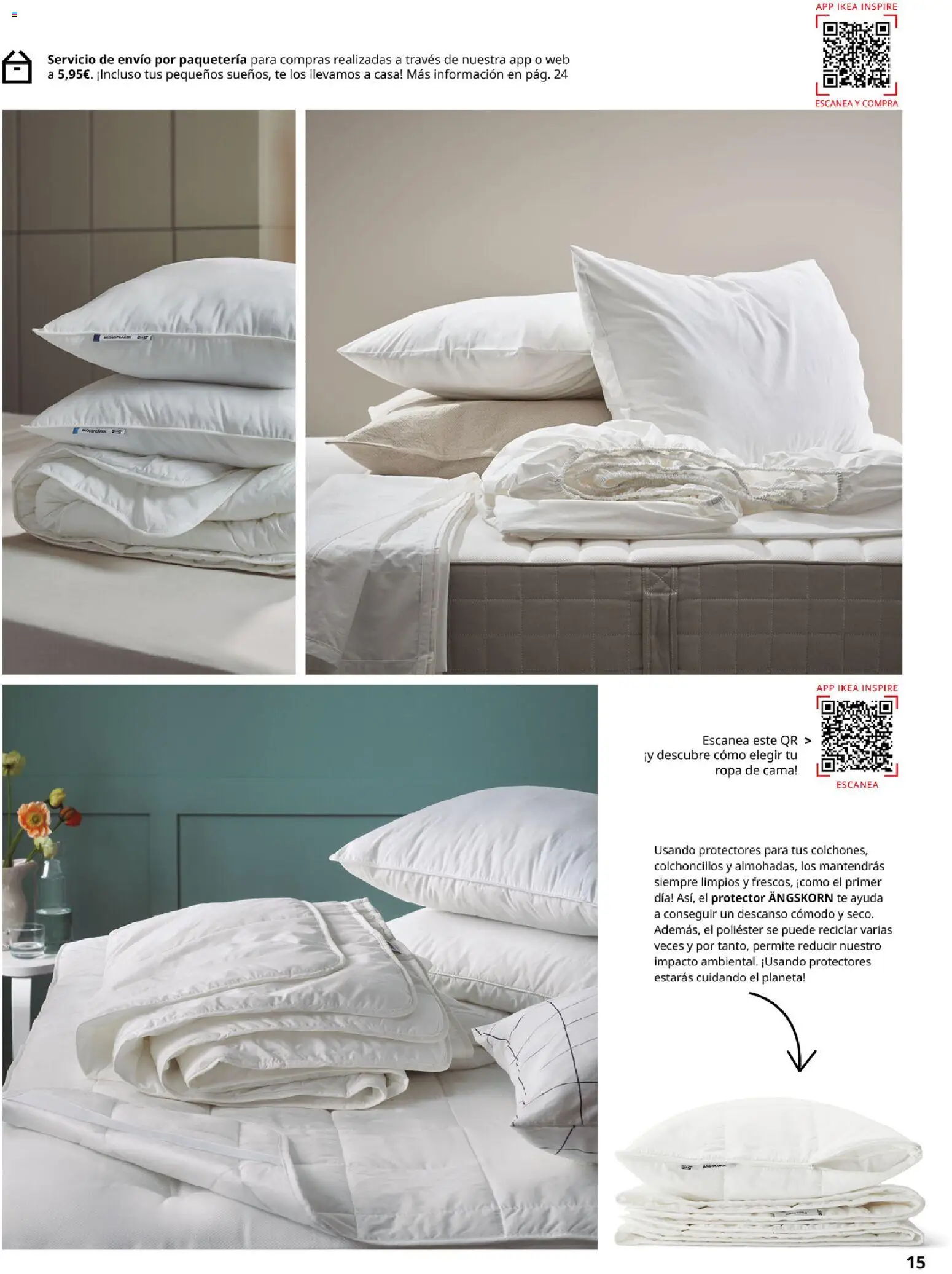 Catálogo IKEA Ropa de Cama │ válido desde el 01/02/2026 | Página: 15 | Productos: Té, Ropa, Ropa de cama, Cama