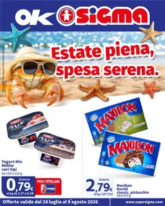 Anteprima del volantino SIGMA volantino OK valido a partire dal 28/07/2026
