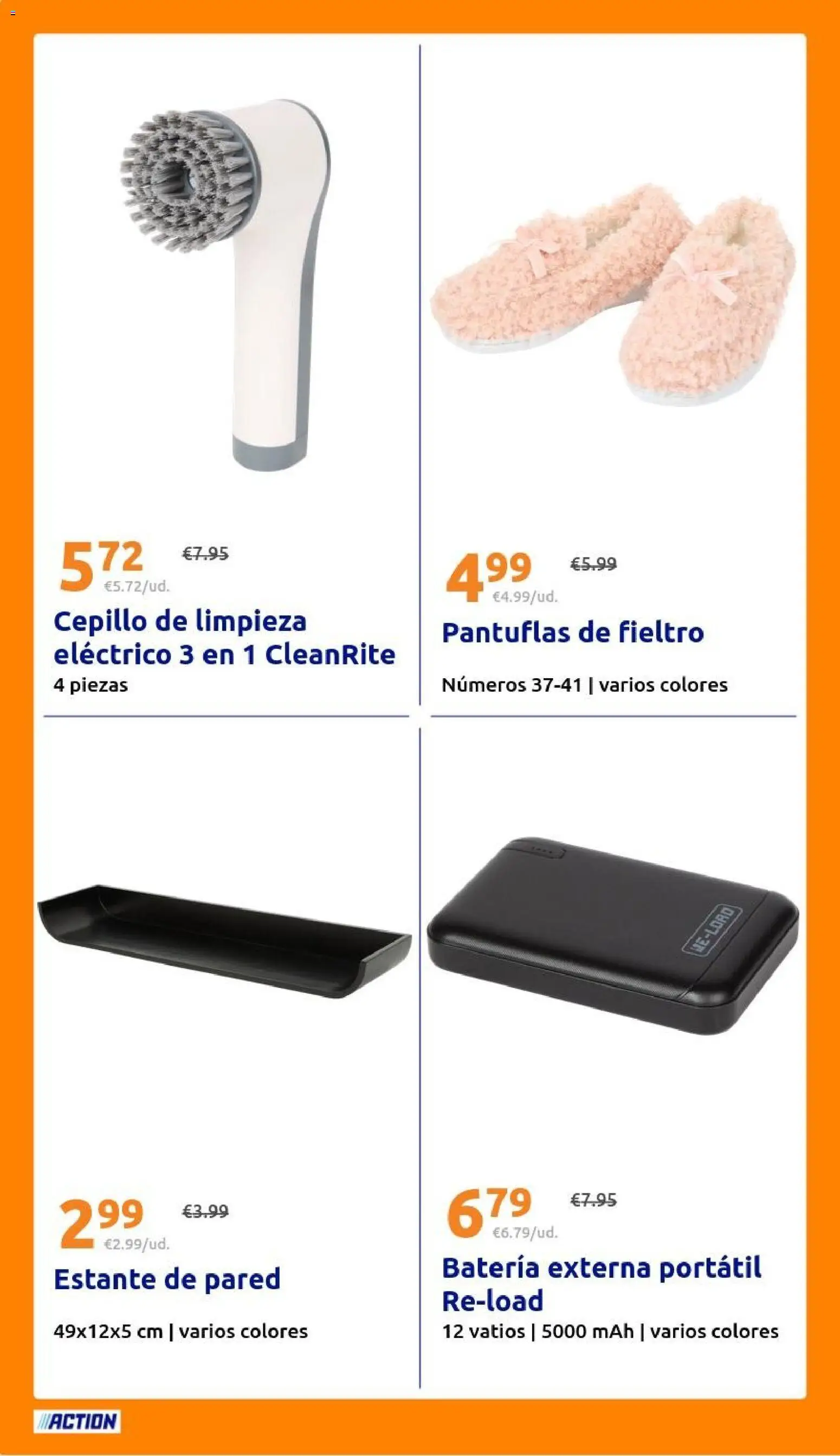 Action folleto │ válido desde el 19/08/2026 | Página: 22 | Productos: Cepillo, Portátil, Estante, Batería