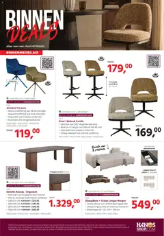 Hanos folder - Shop folder 19 - Voorbeeld van een folder van Hanos, geldig van 07-09-2026 | Pagina: 8 | Producten: Velours, Stoel, Zitting, Slaapbank