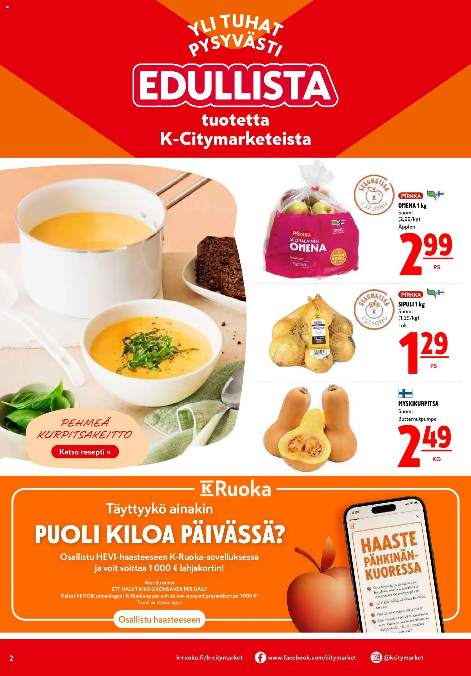 K-Citymarket tarjoukset – voimassa 05/10/2026 alkaen | Sivu: 2