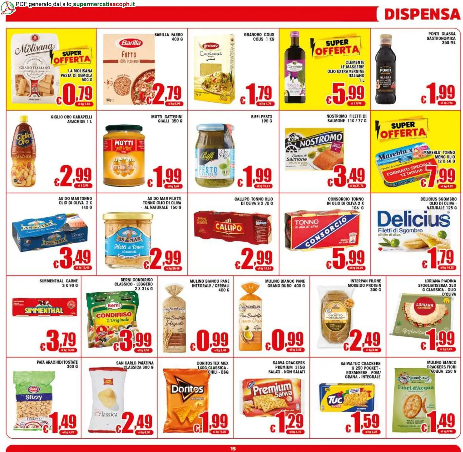 Volantino Sacoph del 01/07/2026 | Pagina: 15