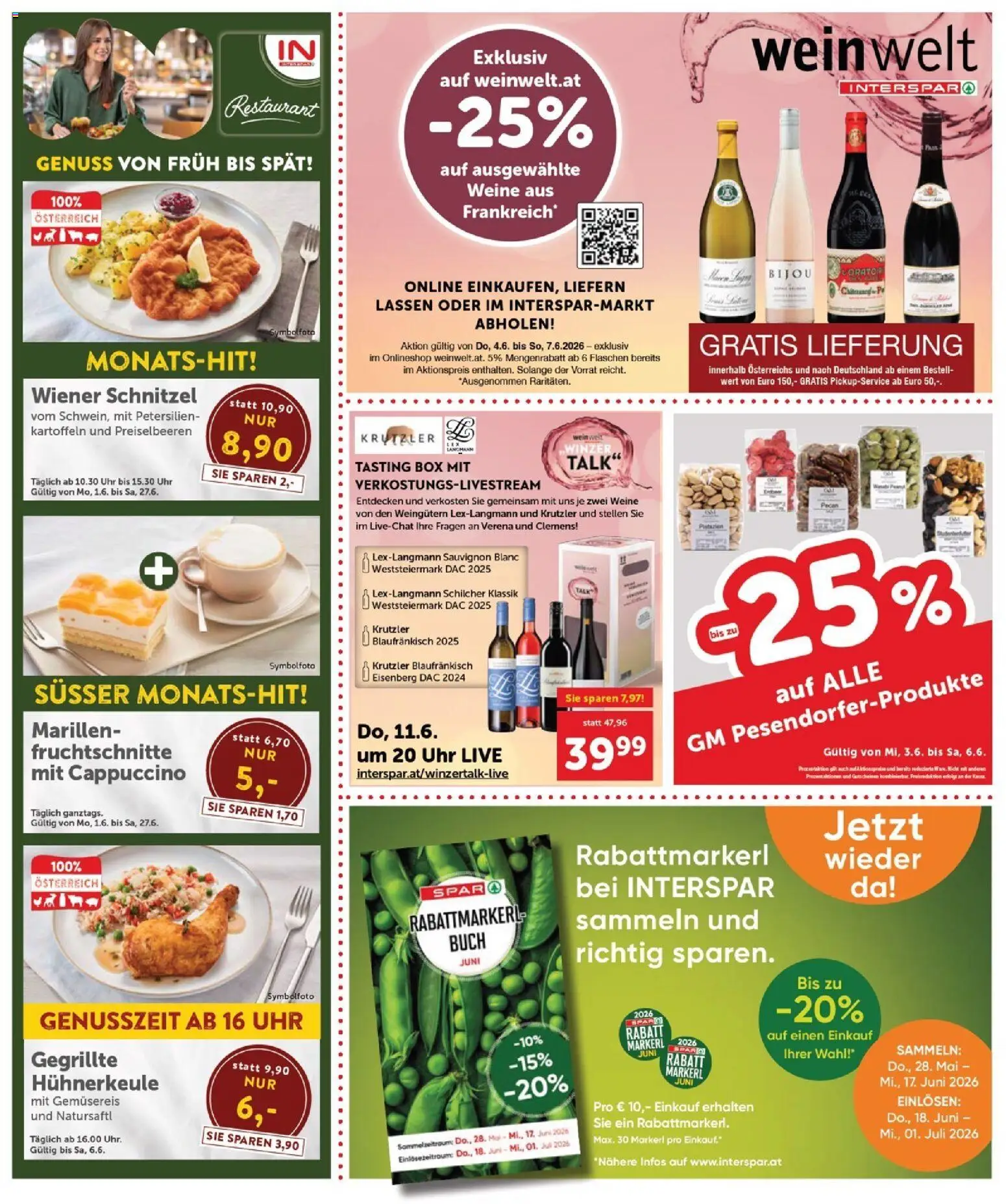 Interspar - Burgenland gültig ab 03.06.2026 | Seite: 2 | Produkte: Kartoffeln, Uhr, Box