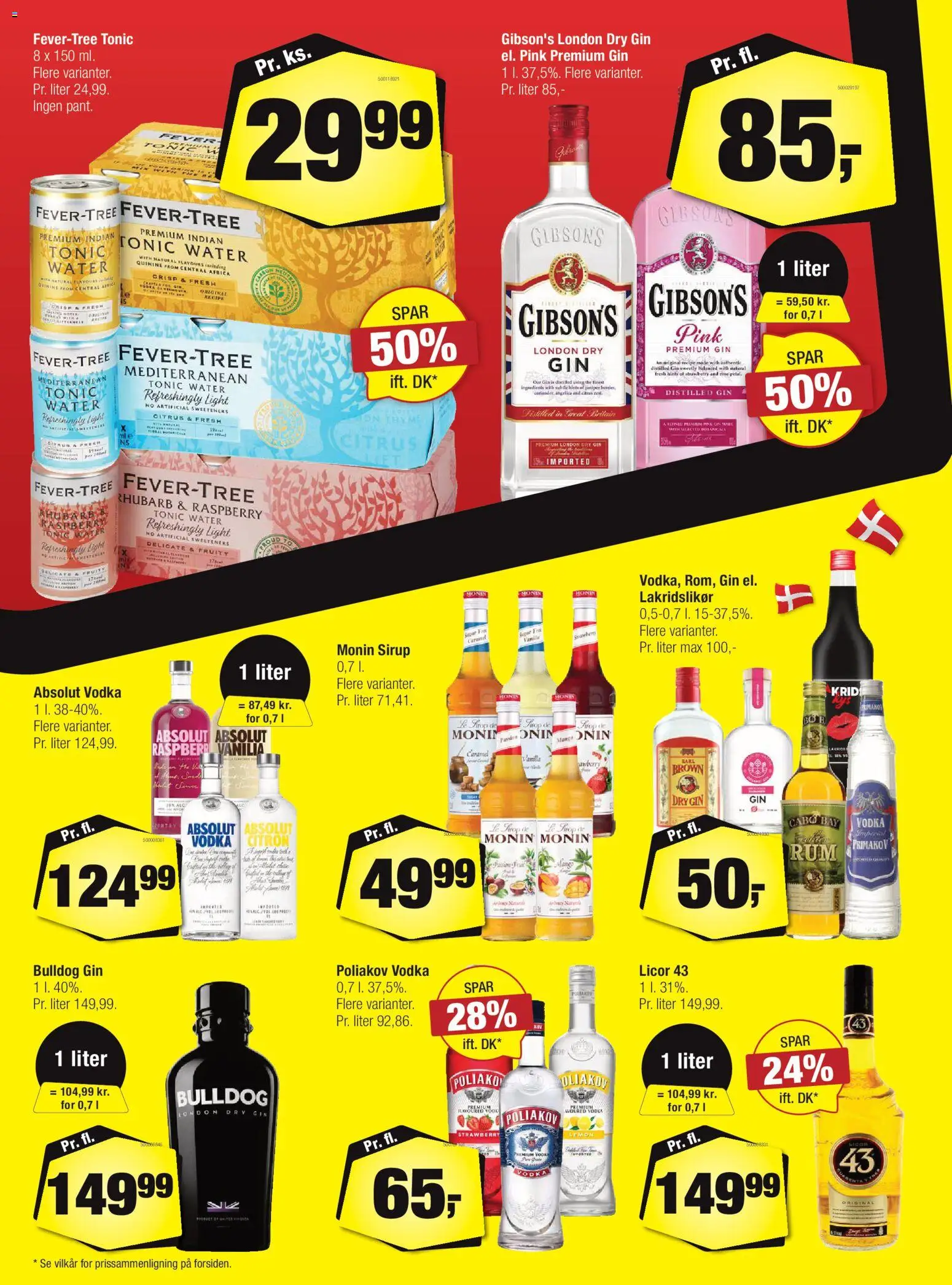 Calle tilbudsavis – gyldig fra 02/09/2026 | Side: 20 | Produkter: Sirup, Gin, Vodka, Is
