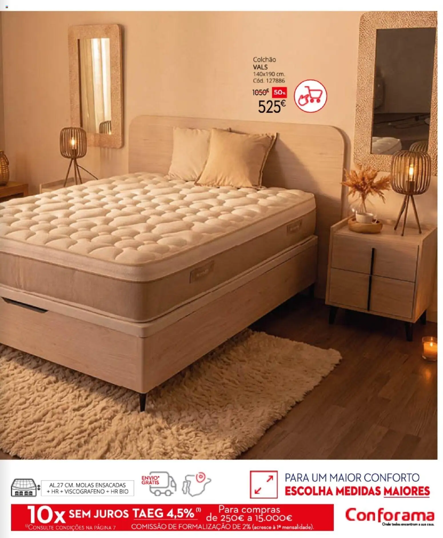 Conforama Camitis │ válido de 06/08/2026 | Página: 67 | Produtos: Colchão