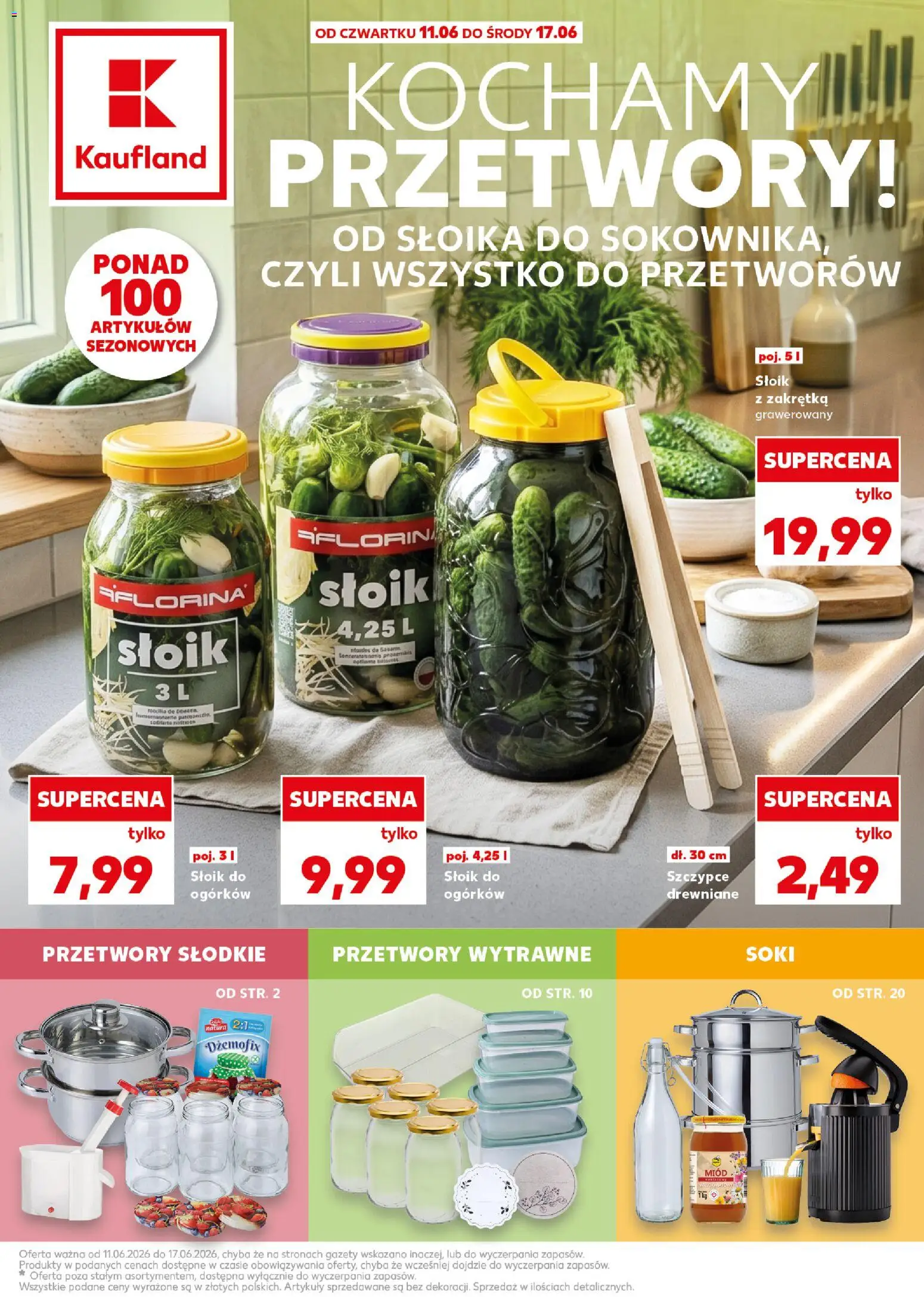 Kaufland Polsko leták - Kochamy przetwory od 11.06.2026 | Strana: 1