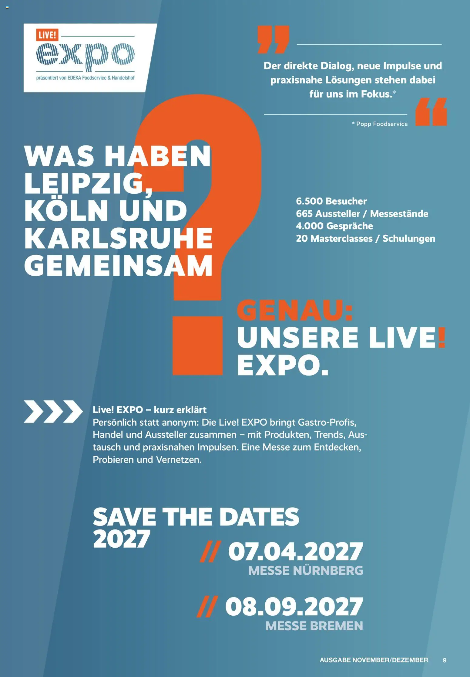 Handelshof Appetizer Magazin – gültig ab 01.11.2026 | Seite: 9