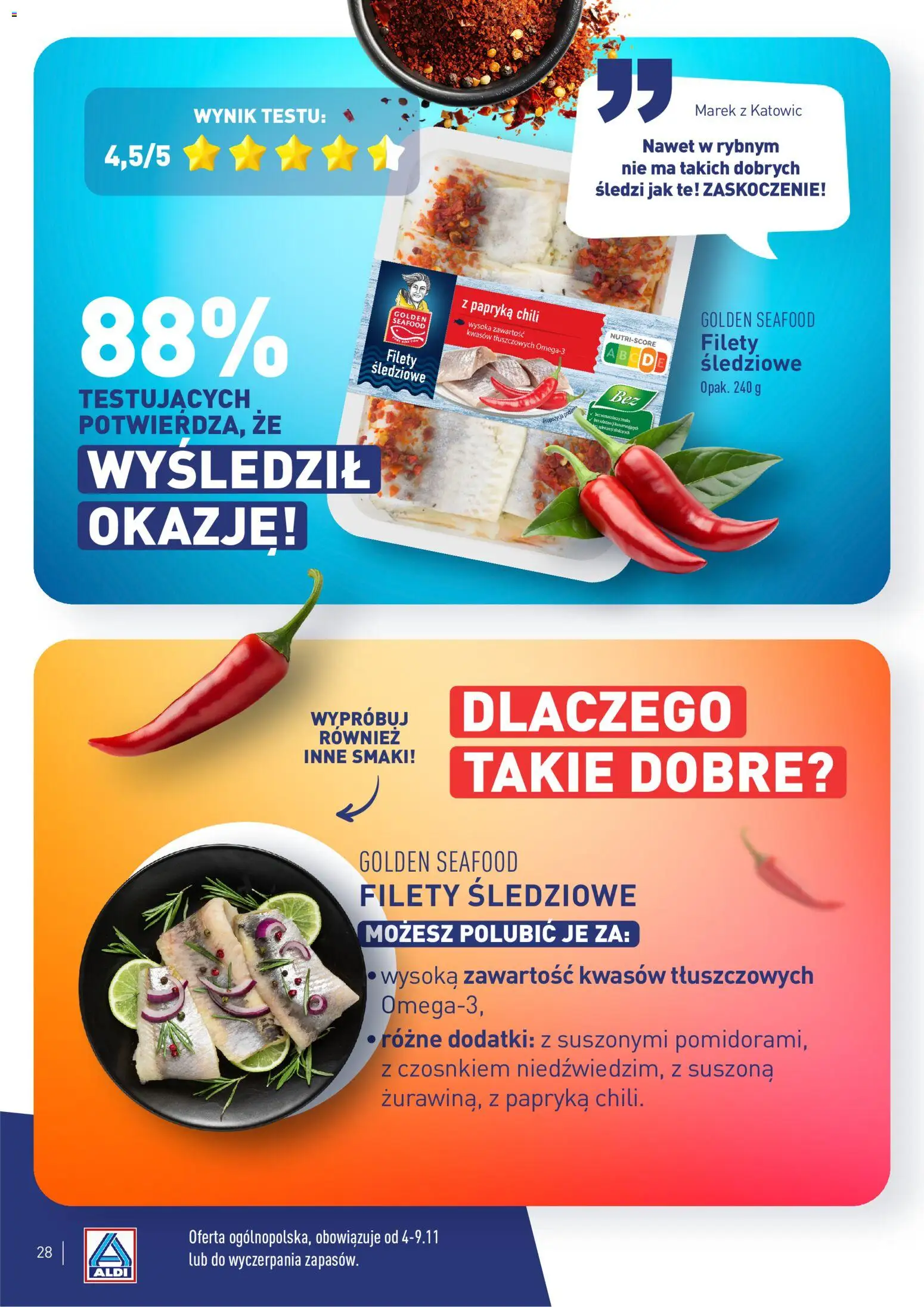 Aldi Polsko leták - Poznaj ulubione produkty testerów z całej Polski od 23.02.2026 | Strana: 28