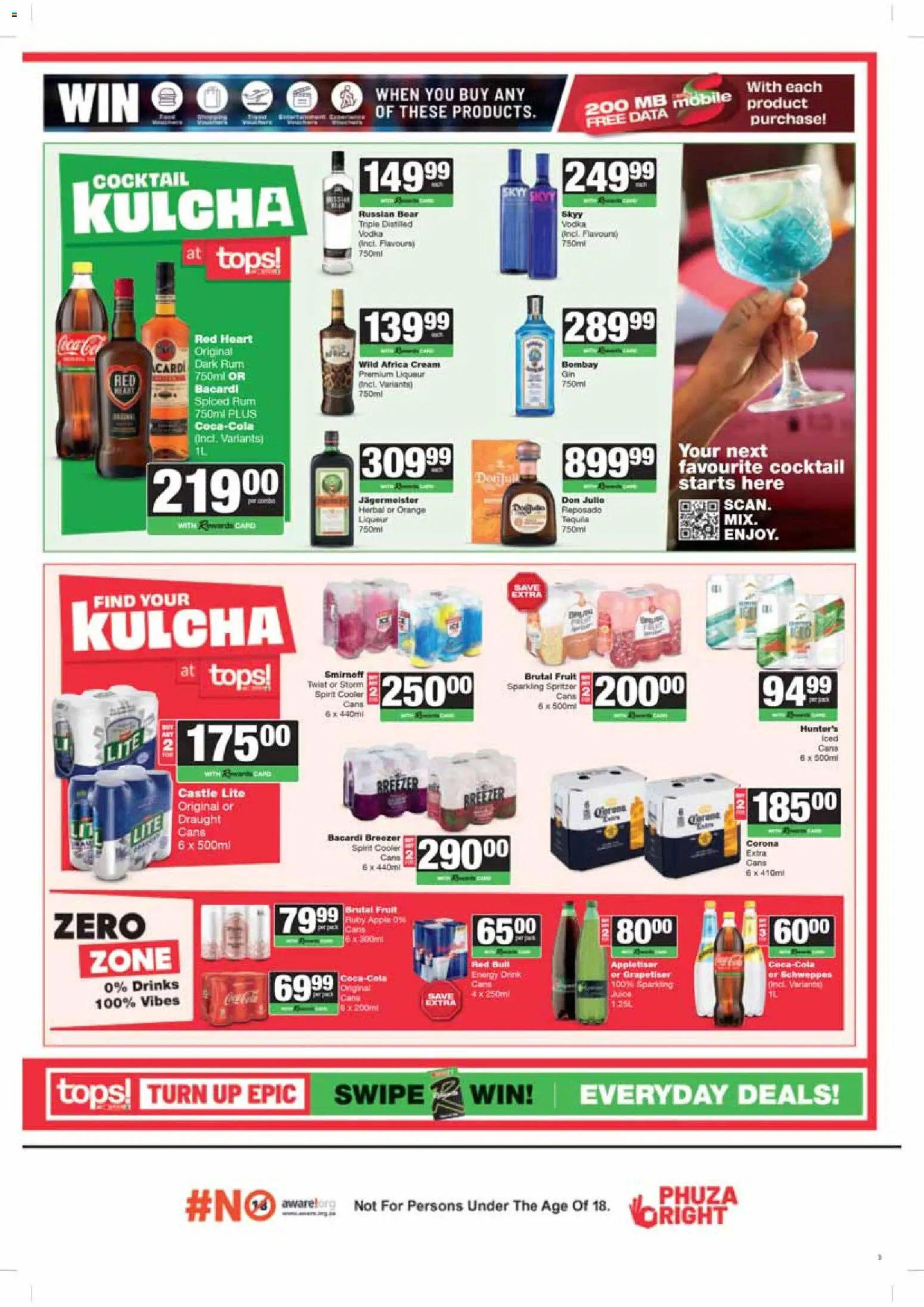 New Tops at Spar catalogue – valid from 22/09/2026 | Page: 3 | Products: Data, Cooler, Cream, Vodka