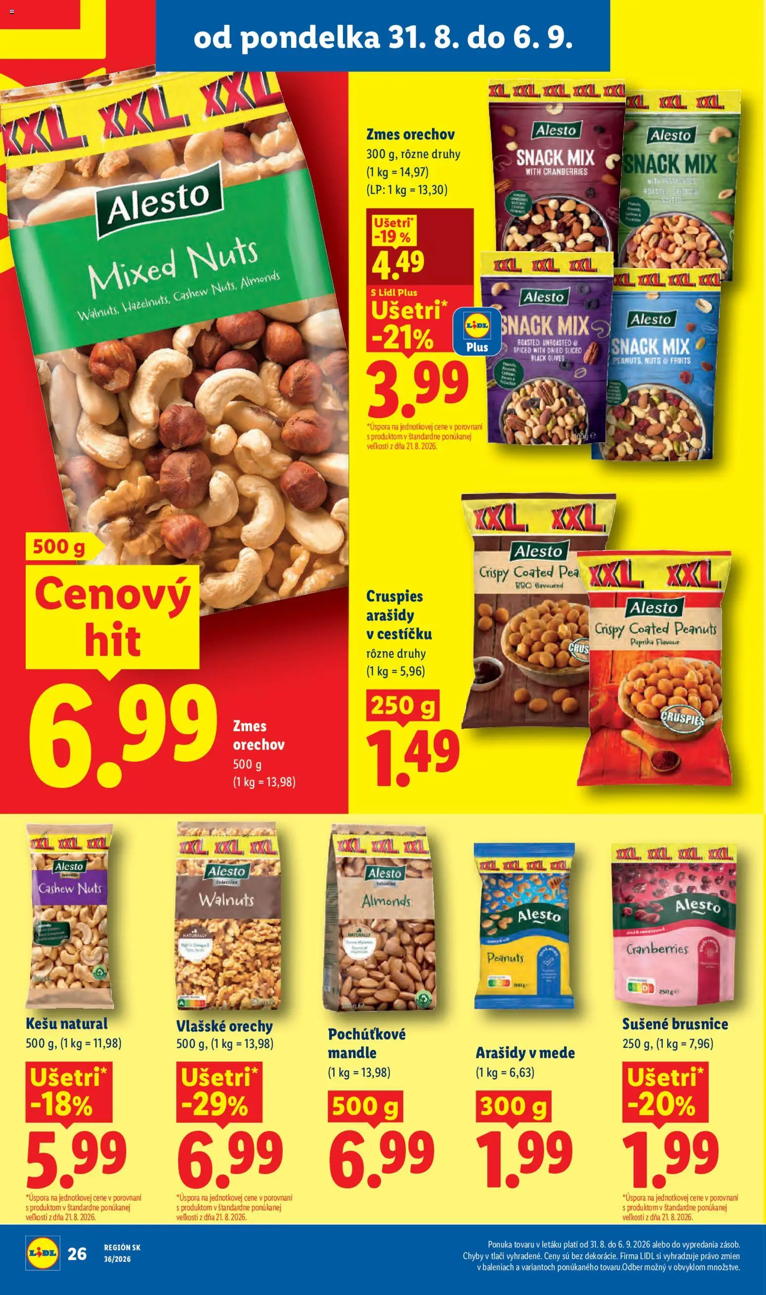 Nové Lidl akcie – leták je platný od 31.08.2026 | Strana: 34