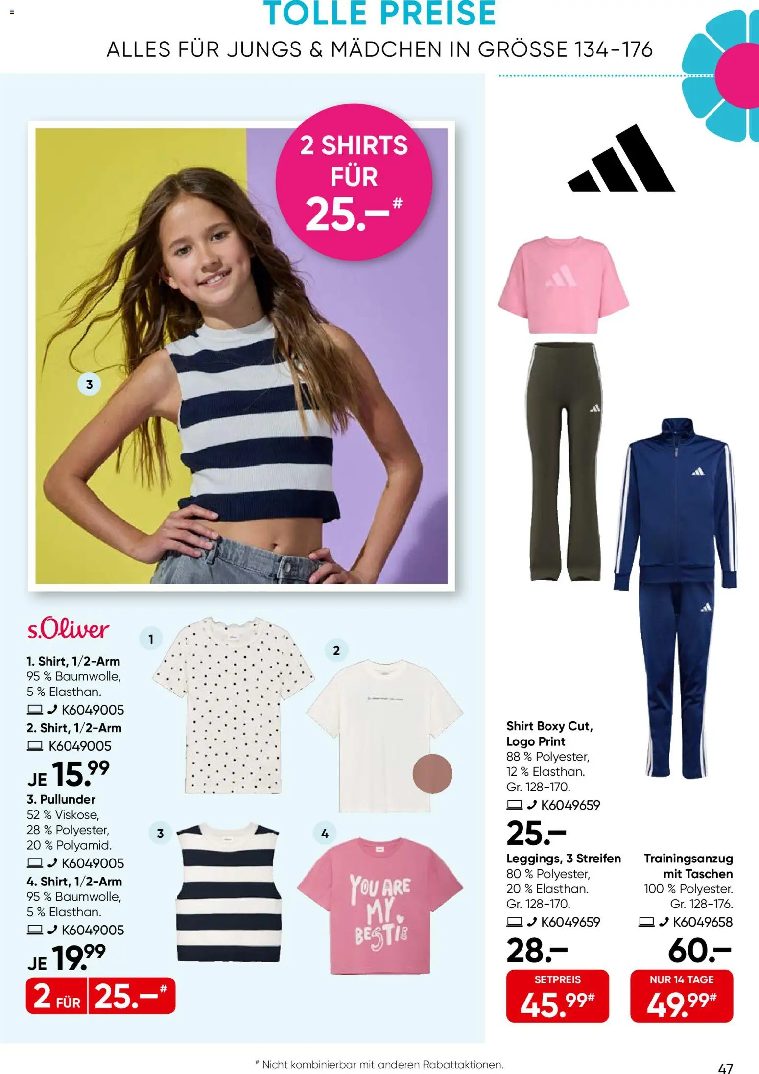 Galeria Karstadt Kaufhof Prospekt – gültig ab 02.09.2026 | Seite: 47 | Produkte: Shirt, Pullunder, Taschen