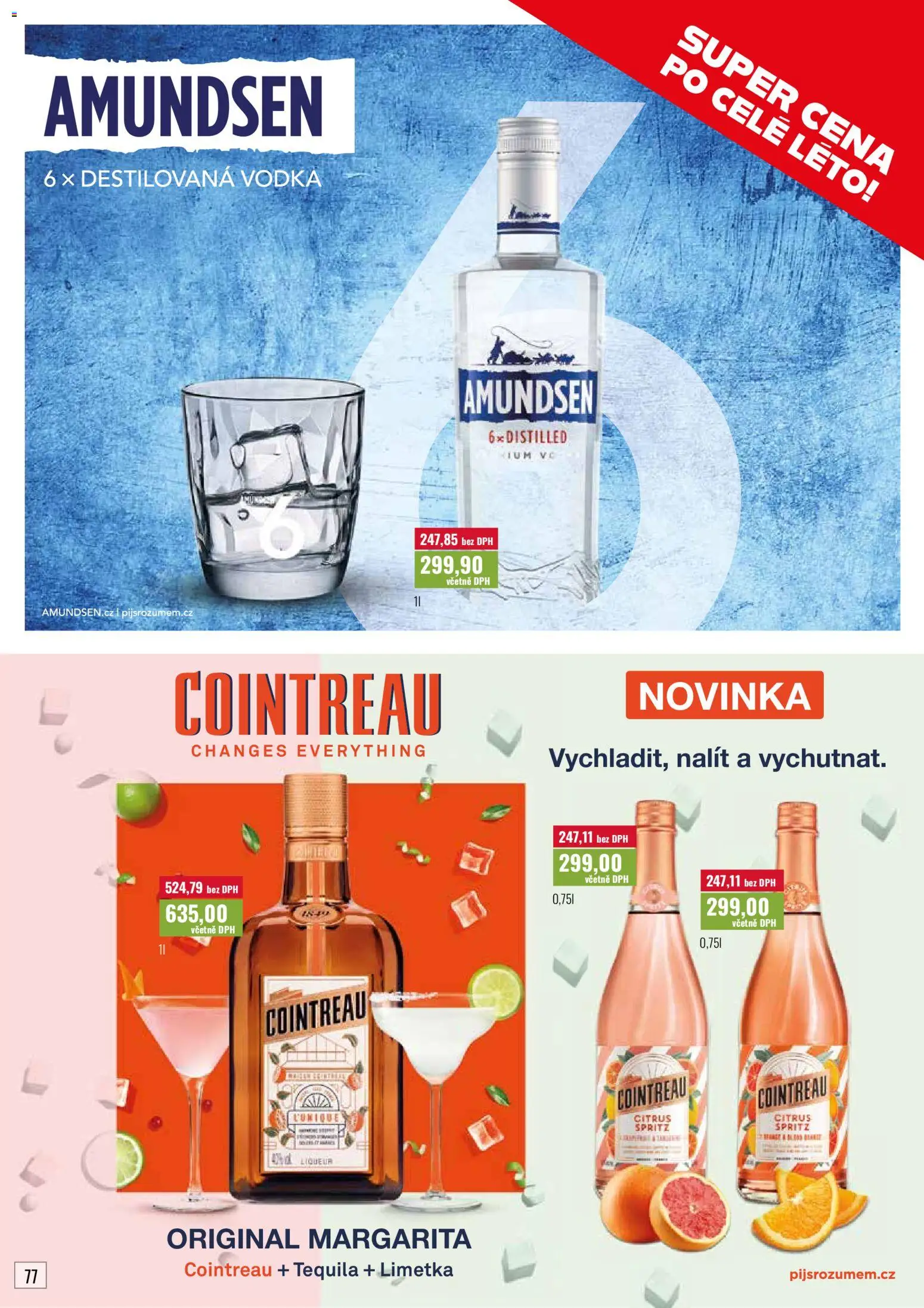 Ratio leták od 01.08.2026 | Strana: 78 | Produkty: Cointreau, Vodka, Spritz, Tequila