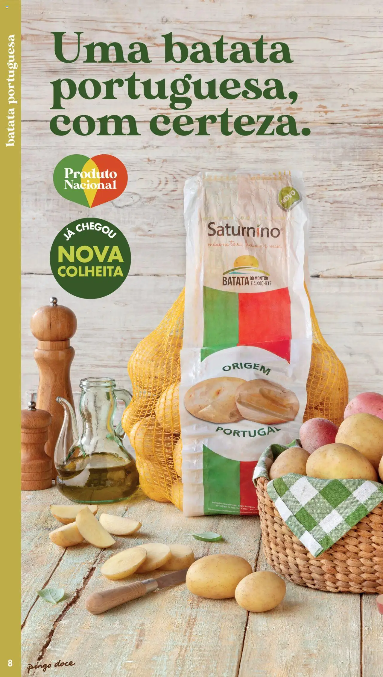 Pingo Doce - Catálogo Fruta e Legumes │ válido de 20/05/2025 | Página: 8 | Produtos: Batata, Mesa