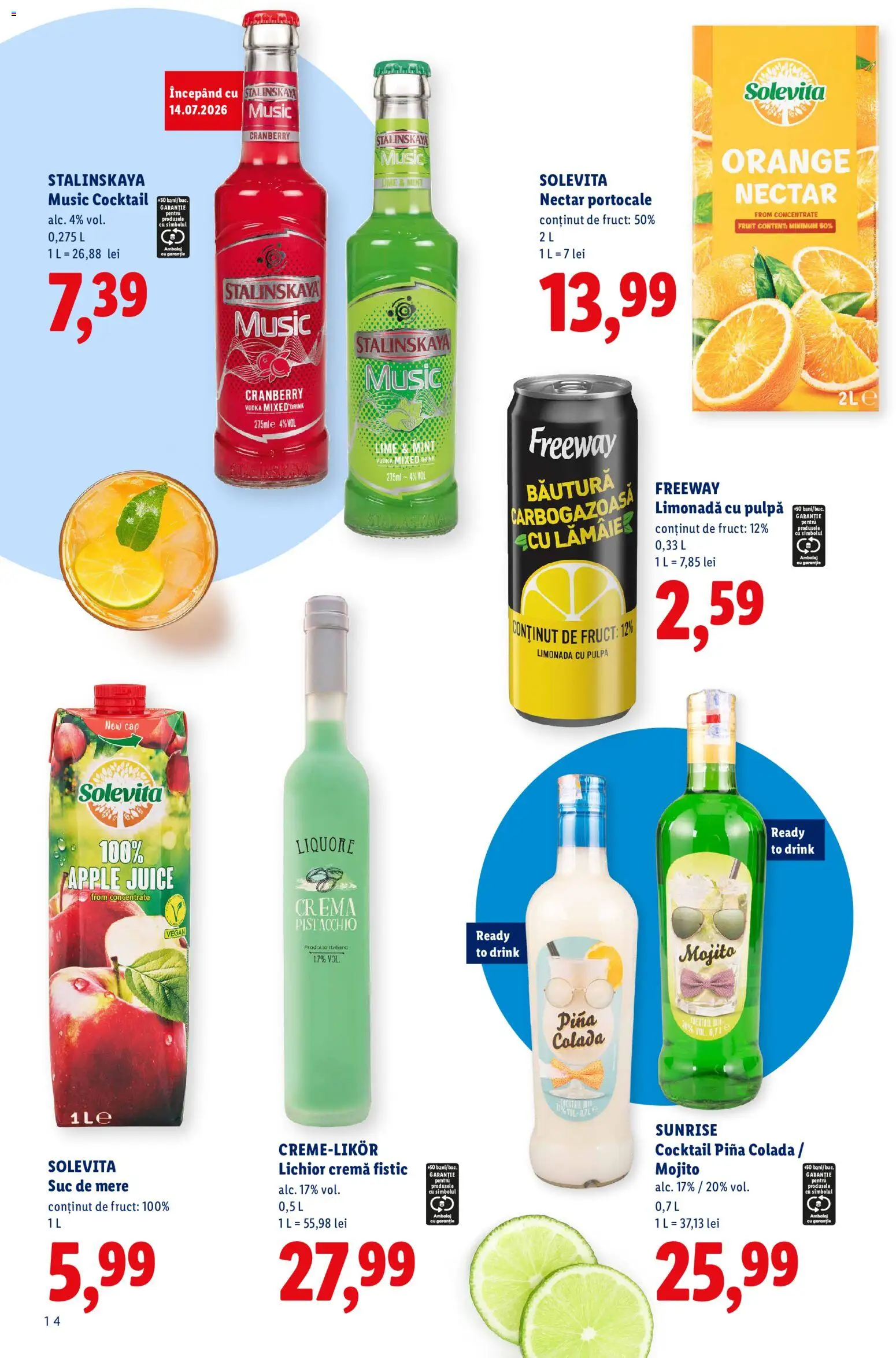 Noul catalog Lidl – valabil de la 13.07.2026 | Pagină: 14
