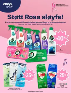 Forhåndsvisning av Coop Prix kundeavis gyldig fra 28/09/2026 | Side: 6 | Produkter: Tøymykner, Klorin, Tøyvask, Sløyfe
